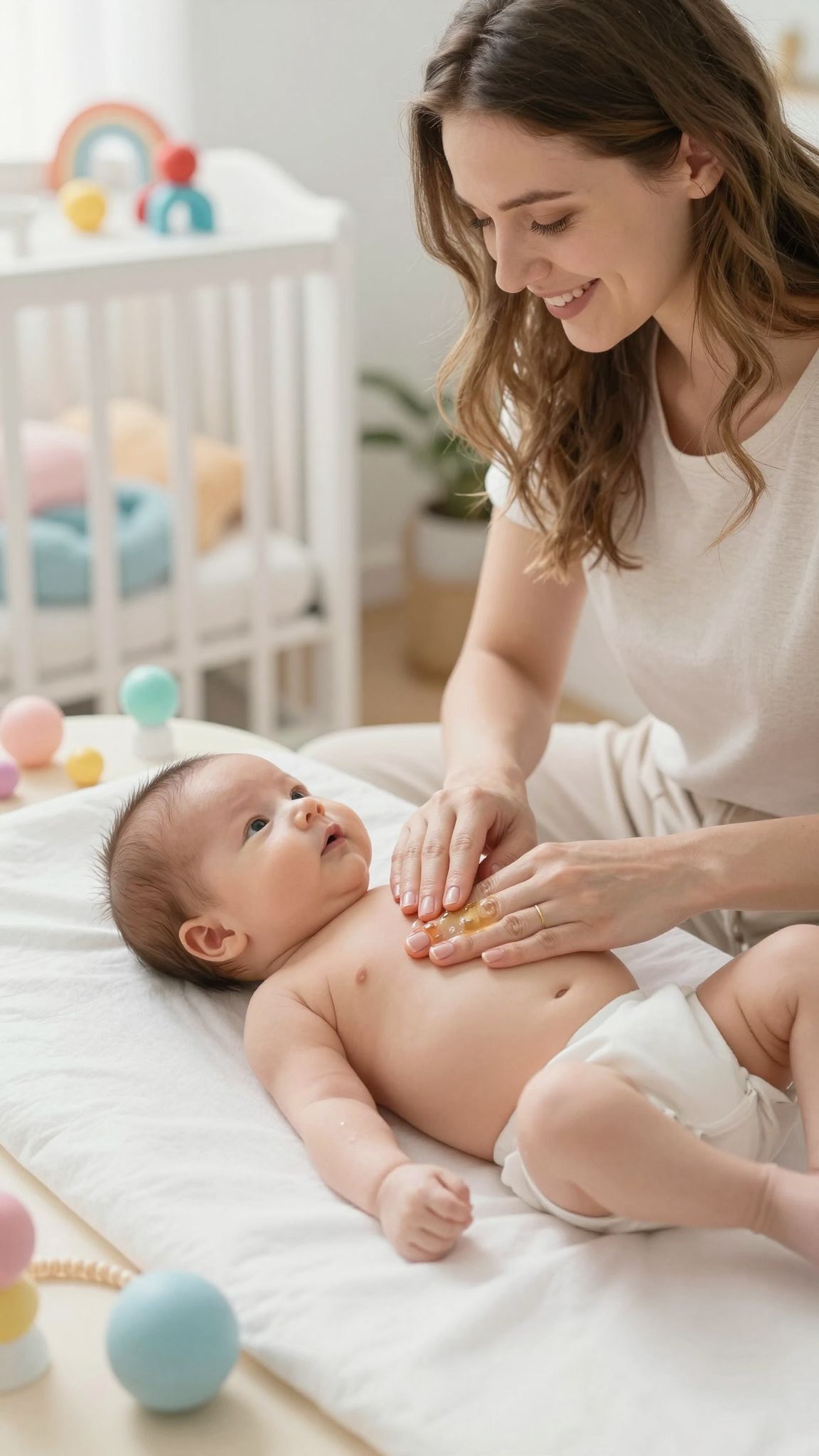 A baba masszázs javítja a bőr vérellátását és hidratáltságát.