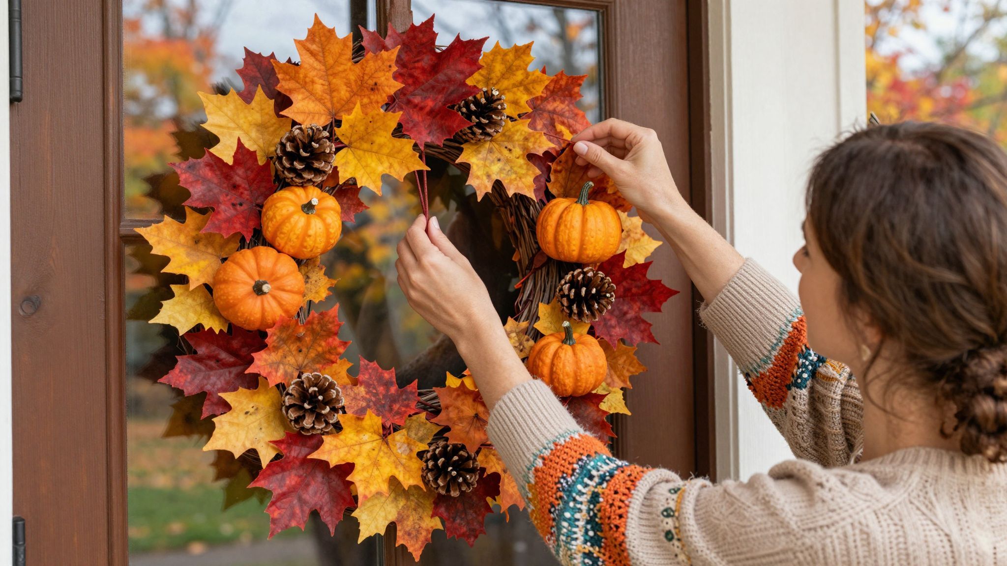 A végső simításokkal életre keltheted az őszi hangulatot.
