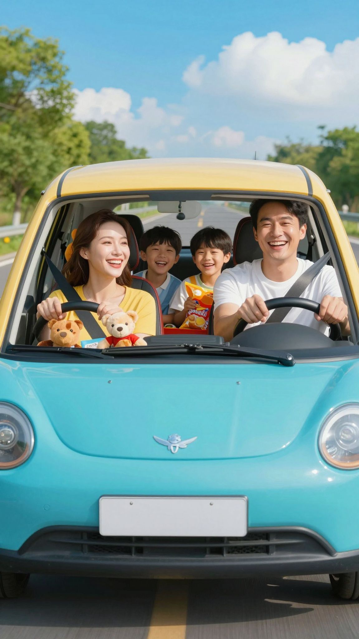 Játékok és mesék segítik a hosszú utazás könnyedét.