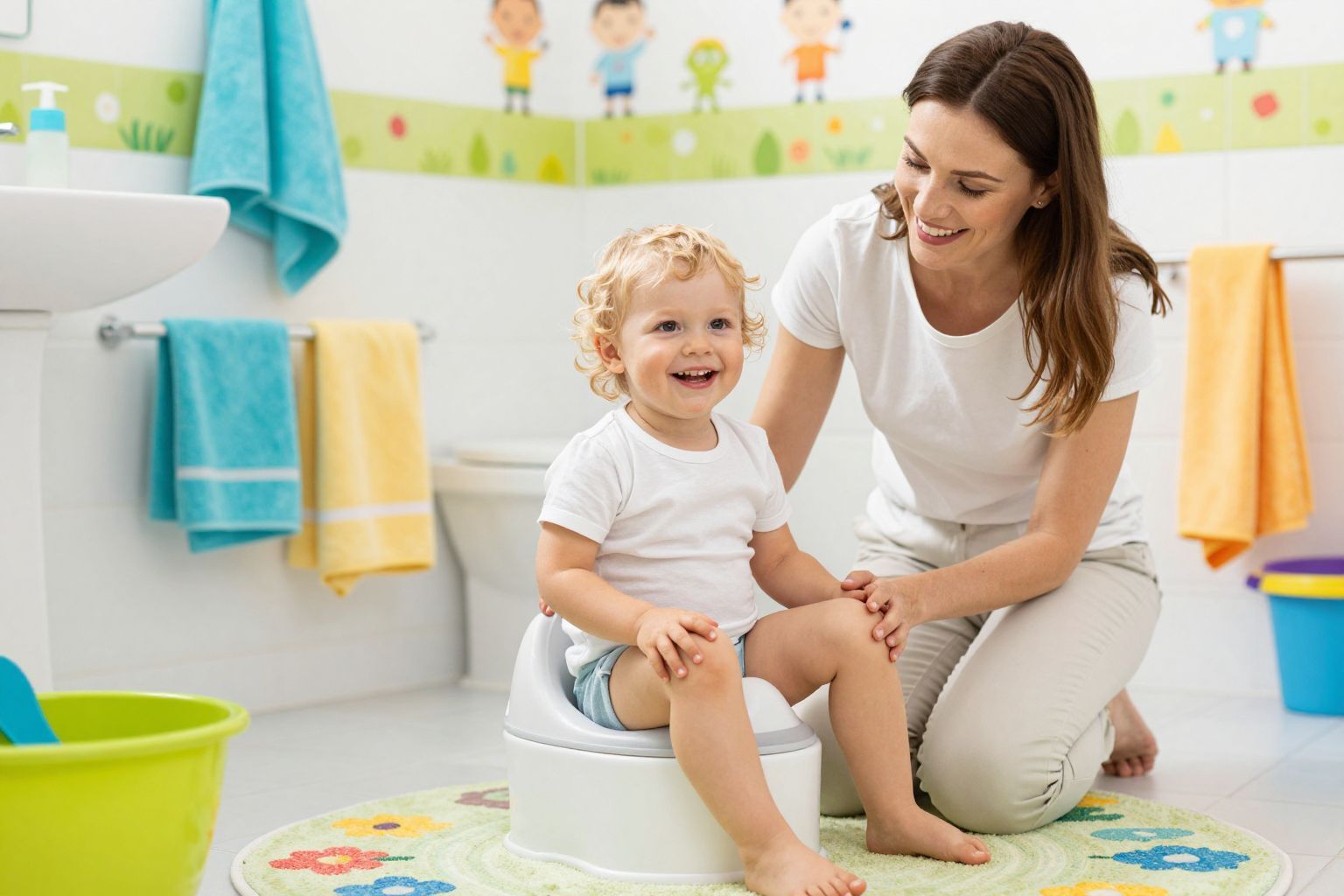 A következetes időzítés segít a sikeres bilizésben.