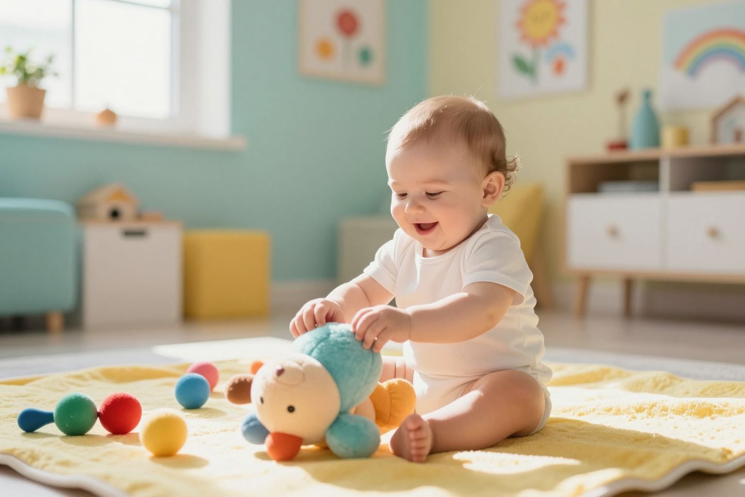 A türelem kulcsfontosságú a babák fejlődésében.