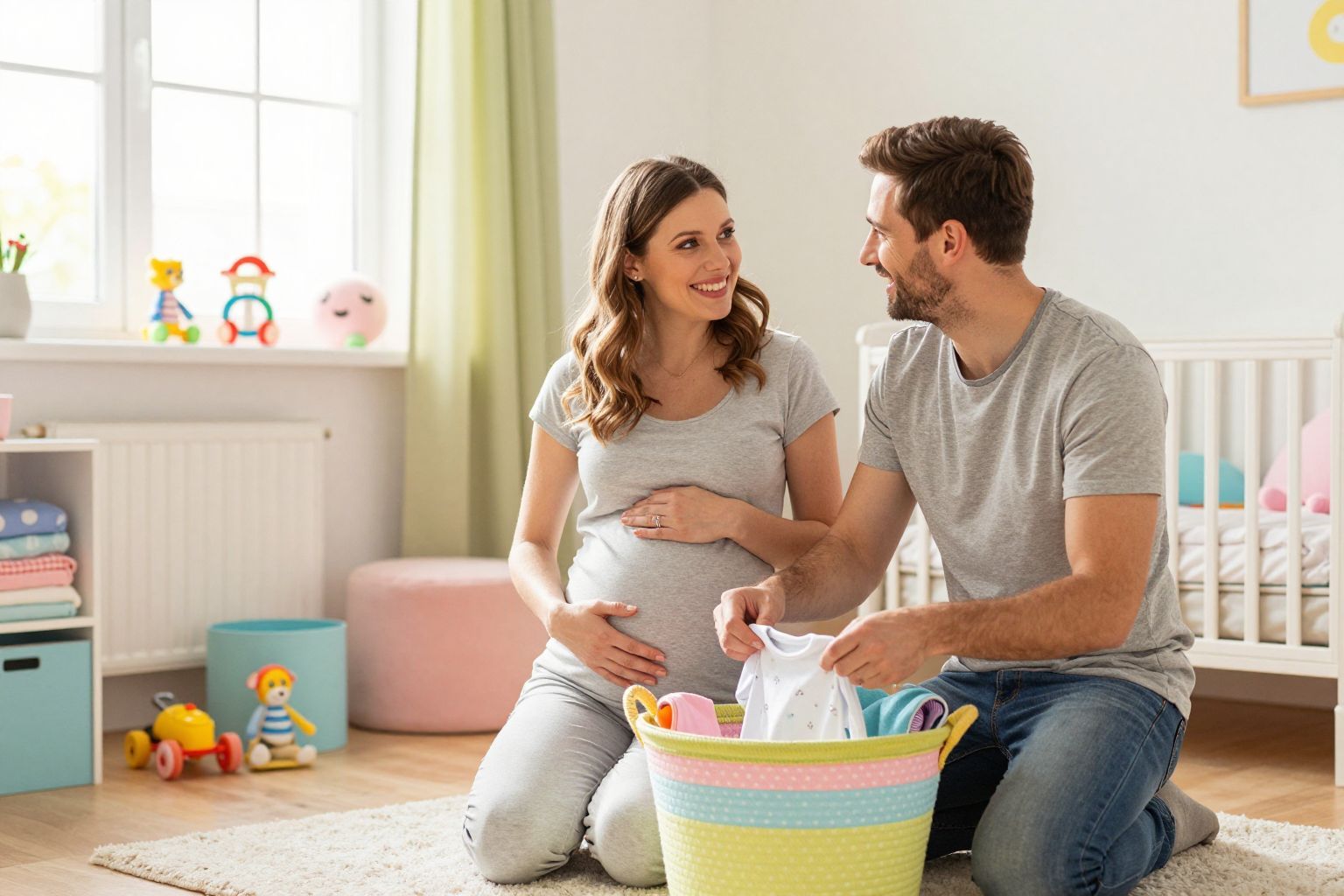 A harmadik trimeszterben a baba súlya gyorsan növekszik.