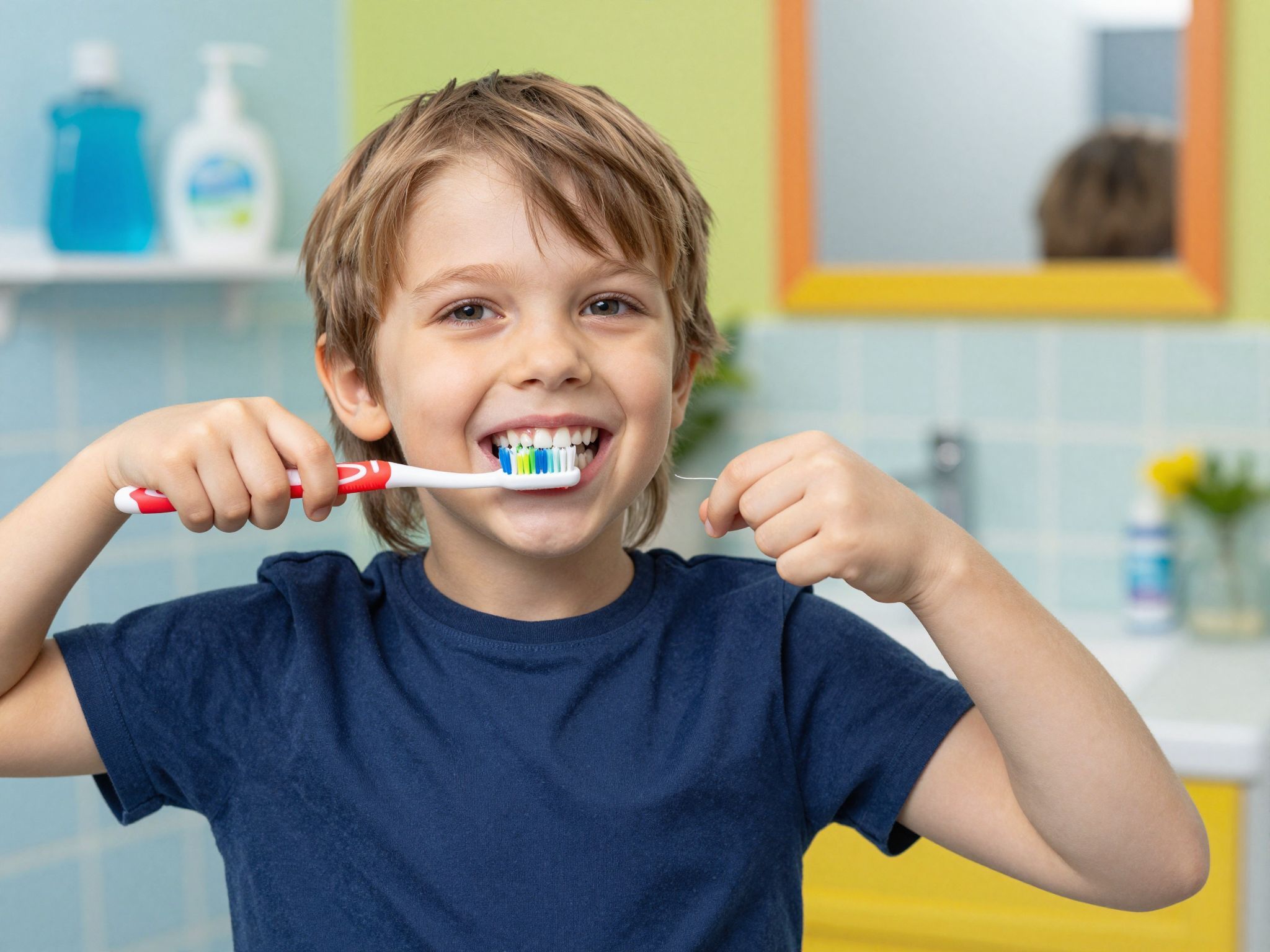 A helyes fogmosás napi két percet igényel.