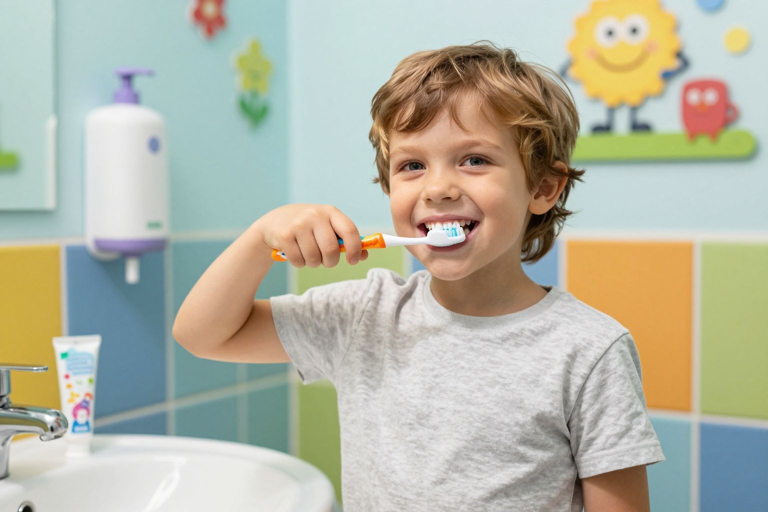 A gyerekek fogmosási technikája életkor szerint változik.