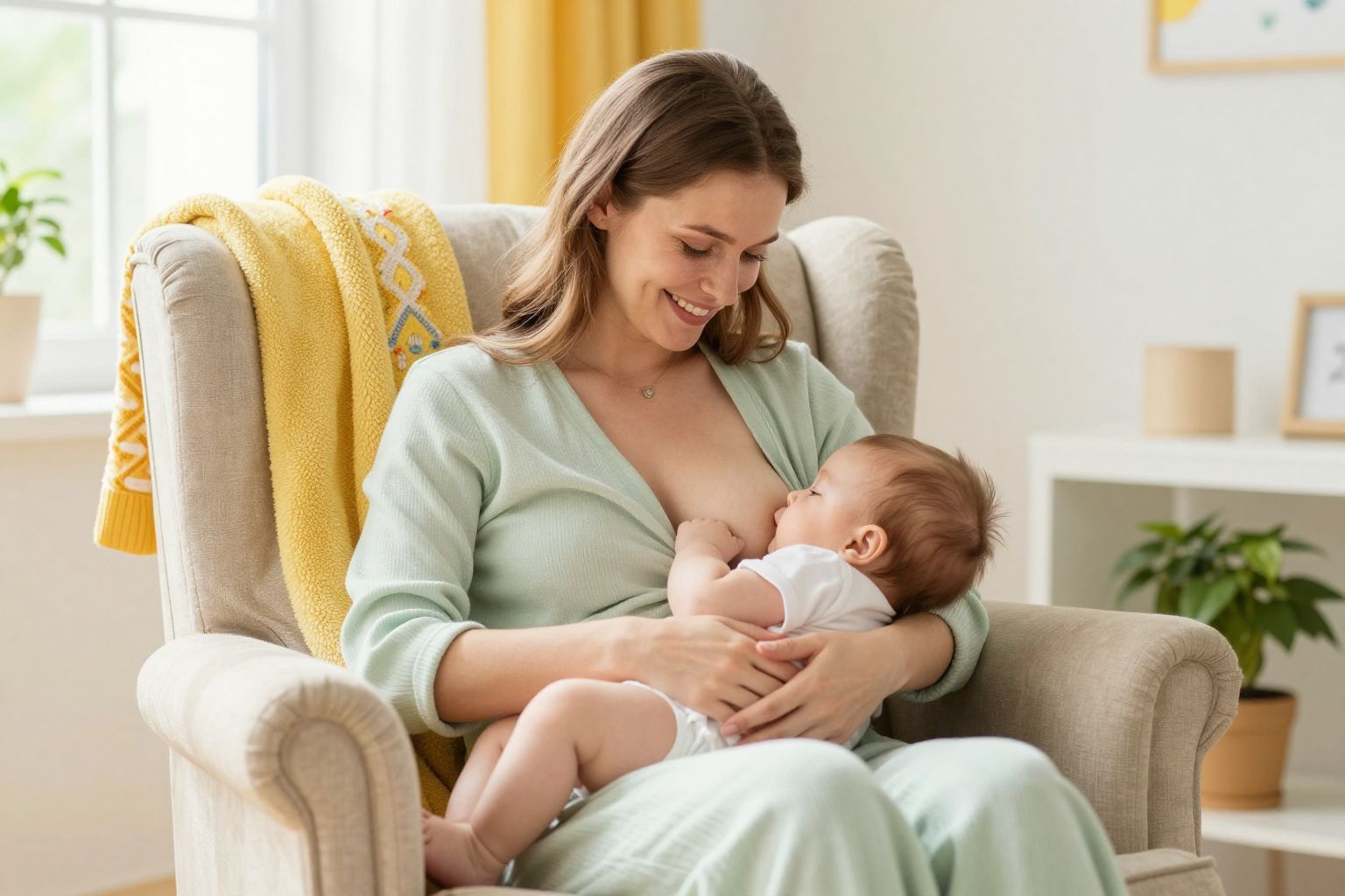 A helyes mellre tétel segít elkerülni a fájdalmat.