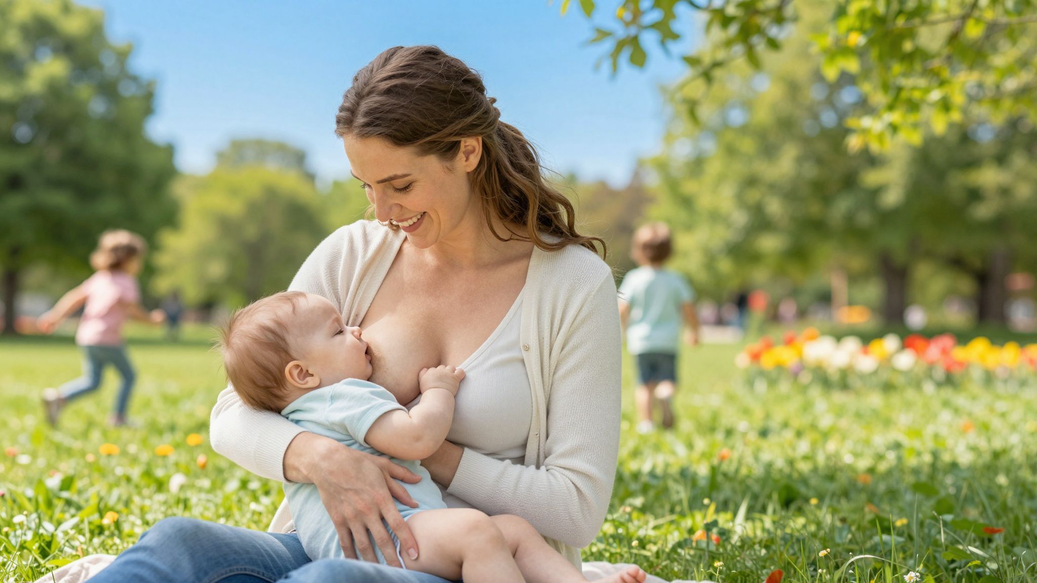 A szoptatás csökkenti a jövőbeli egészségügyi problémákat.