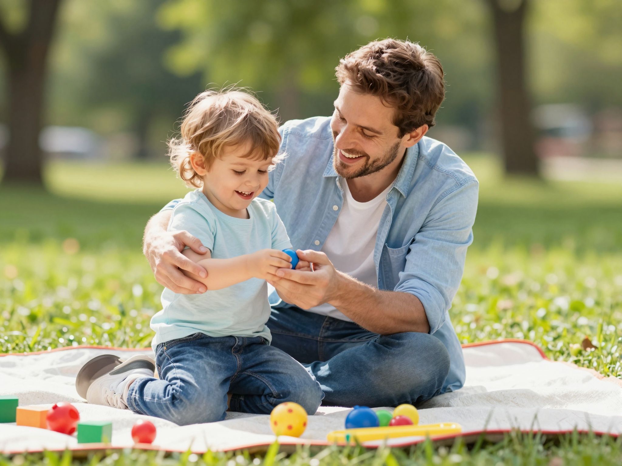 A közös játék erősíti a szülő-gyermek köteléket.