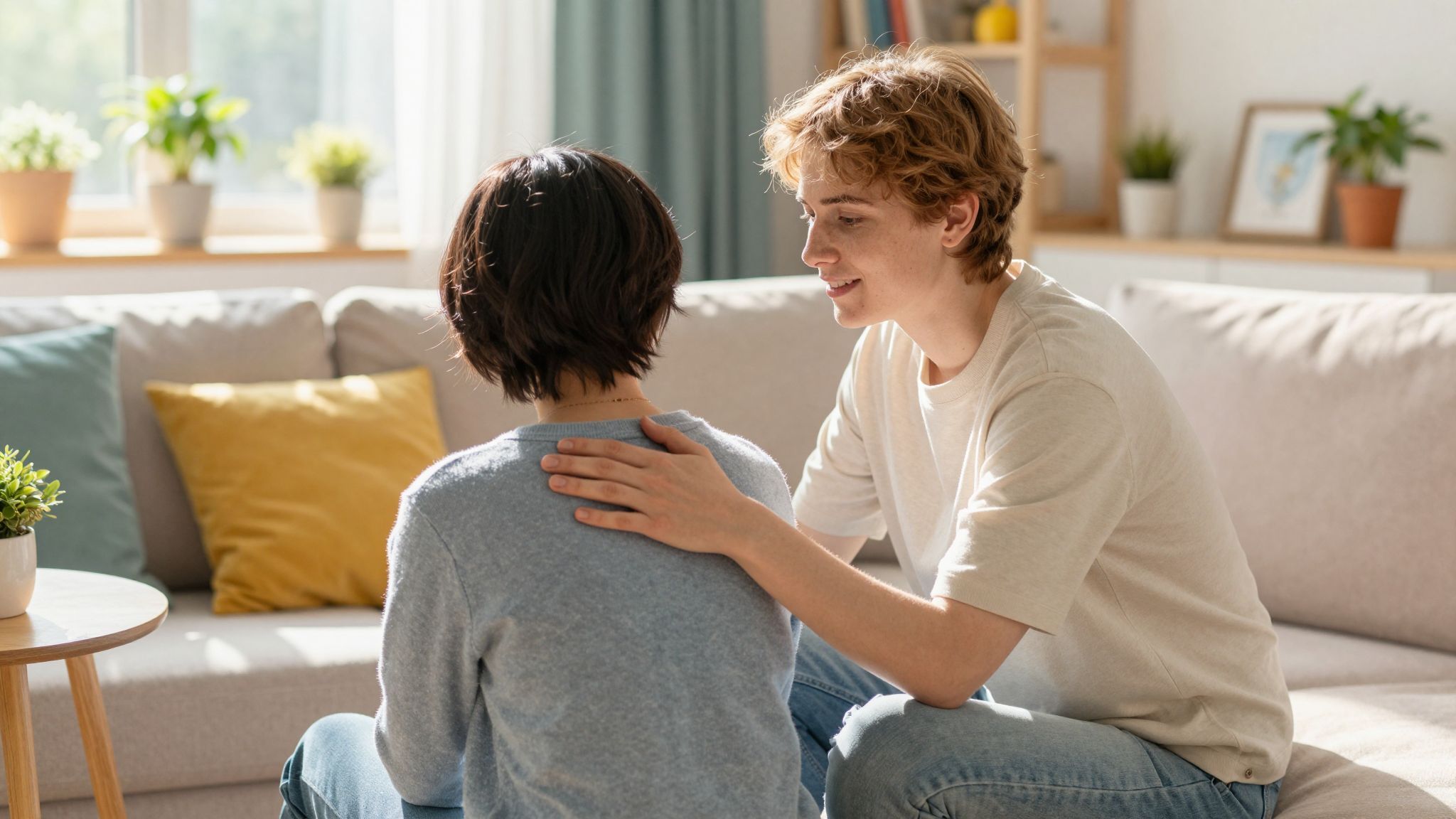 A folyamatos figyelem erősíti a támogatást és a kapcsolatot.