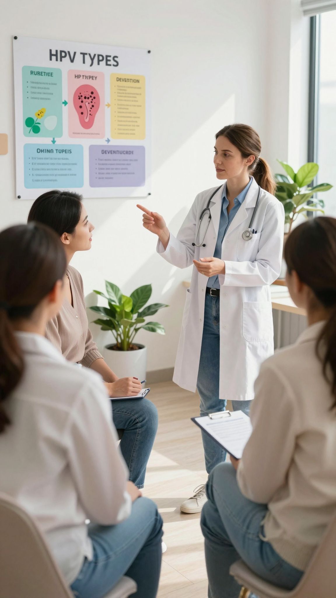 A HPV onkogén típusai növelik a méhnyakrák kockázatát.