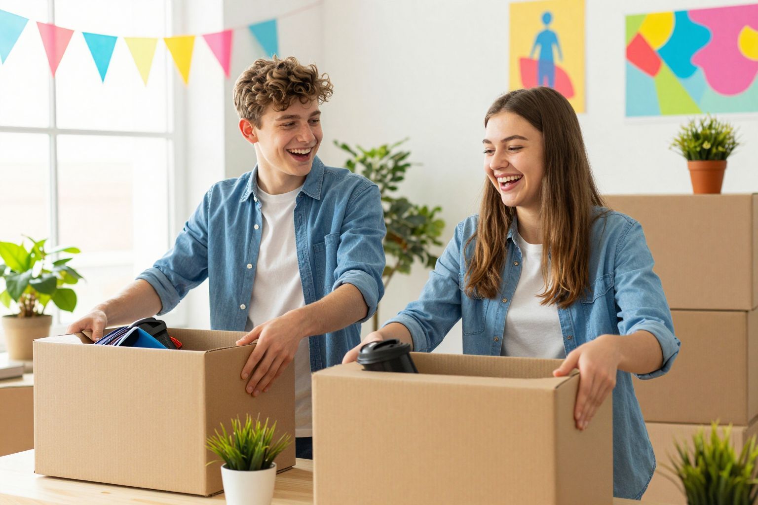 A kamaszok önállósága fontos a költözés során.