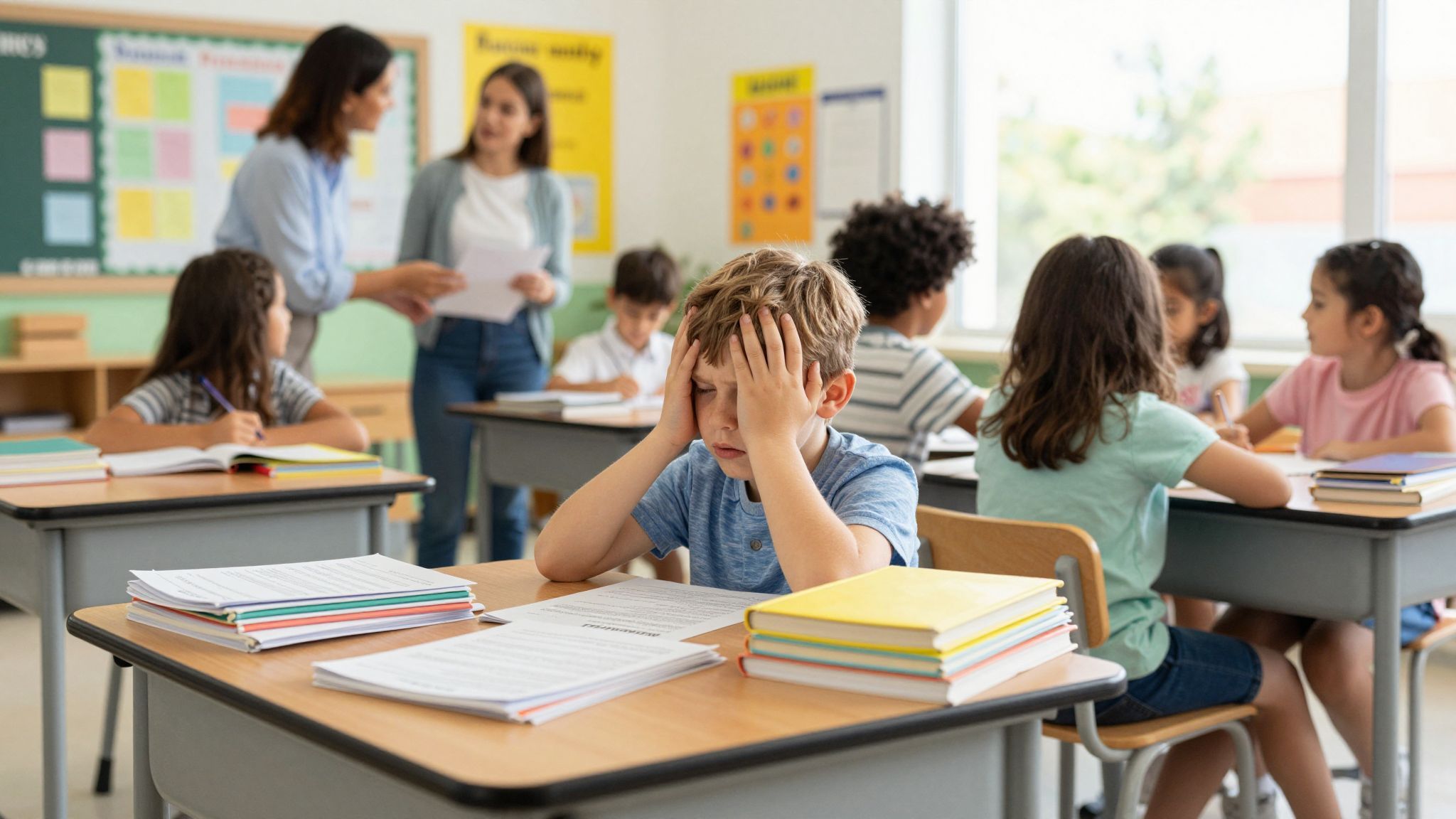 A kiegyenlített tanév növelheti a gyerekek stresszszintjét.