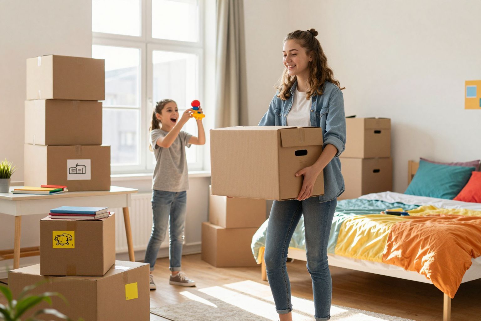 A költözés serkenti a függetlenség érzését a tinikben.