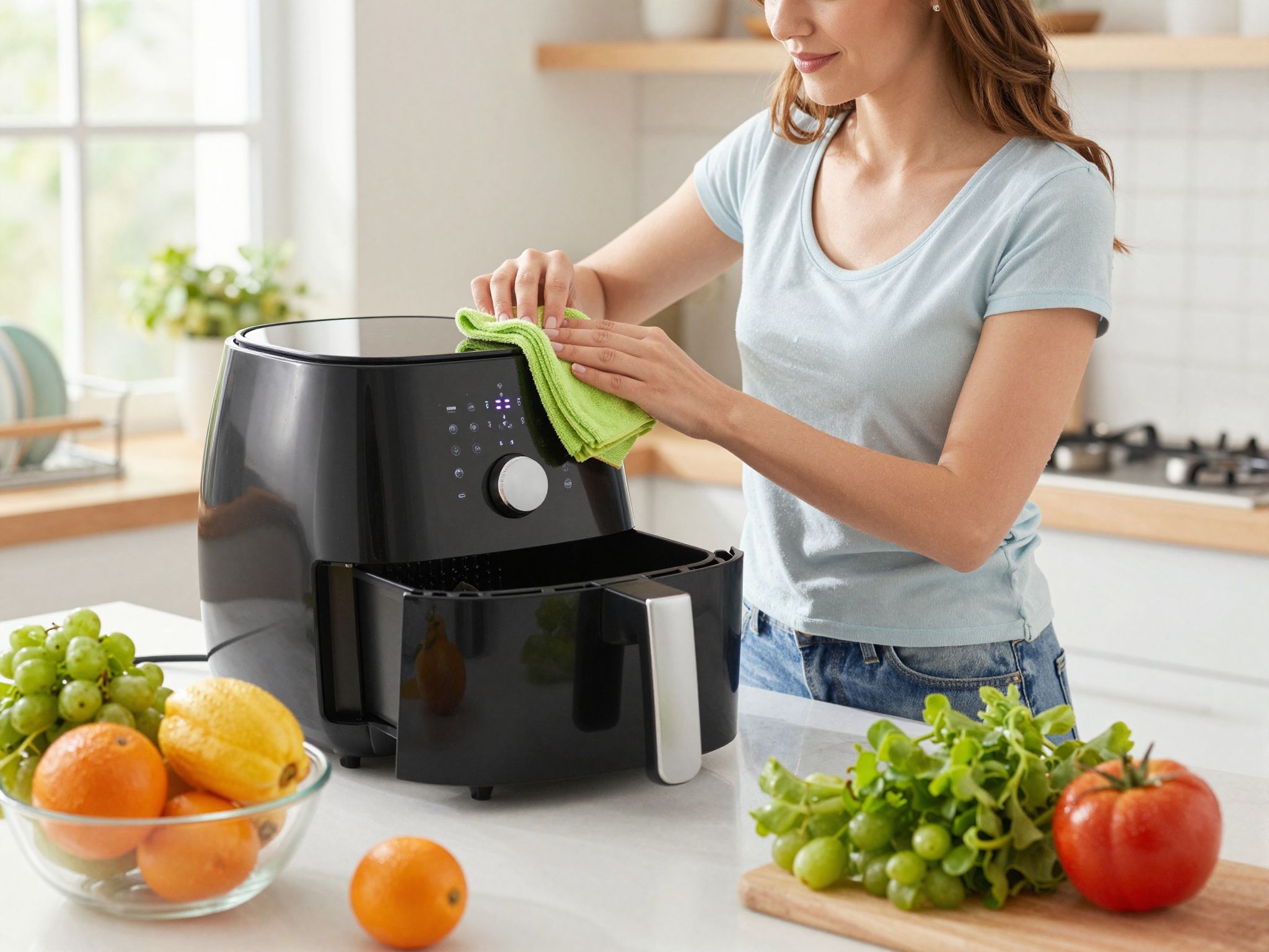 A higiénikus légfőző megőrzi az ételek ízét és biztonságát.