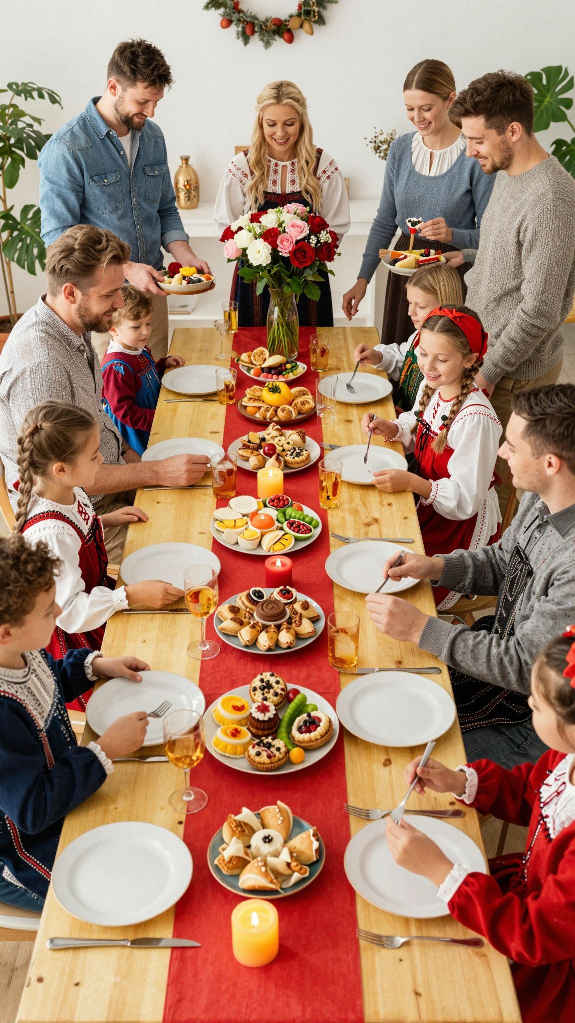 A közös ünnepek segítik a családi kötelékek megerősítését.
