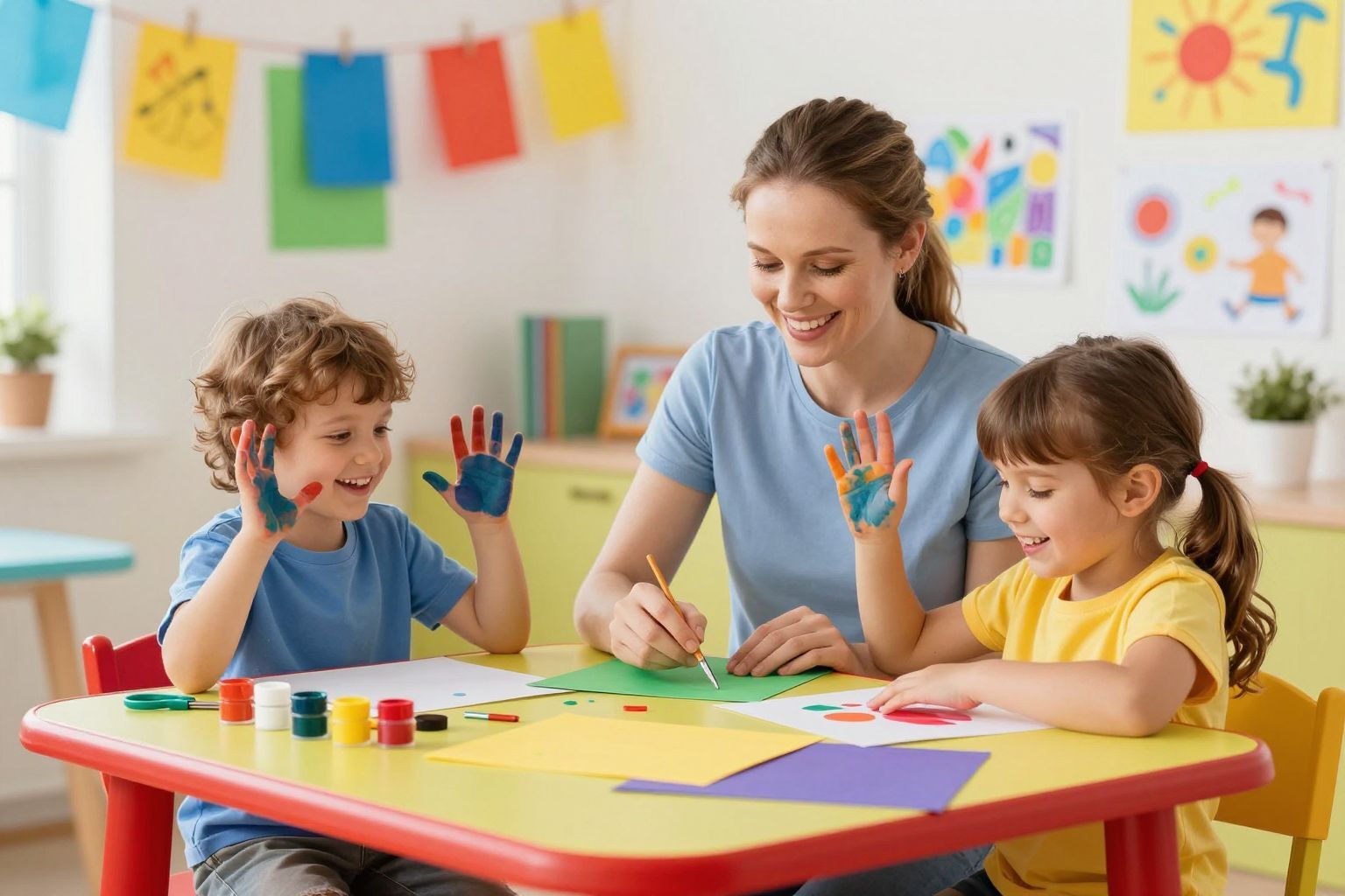 A rutin kreativitása serkenti a gyermekek fantáziáját és fejlődését.