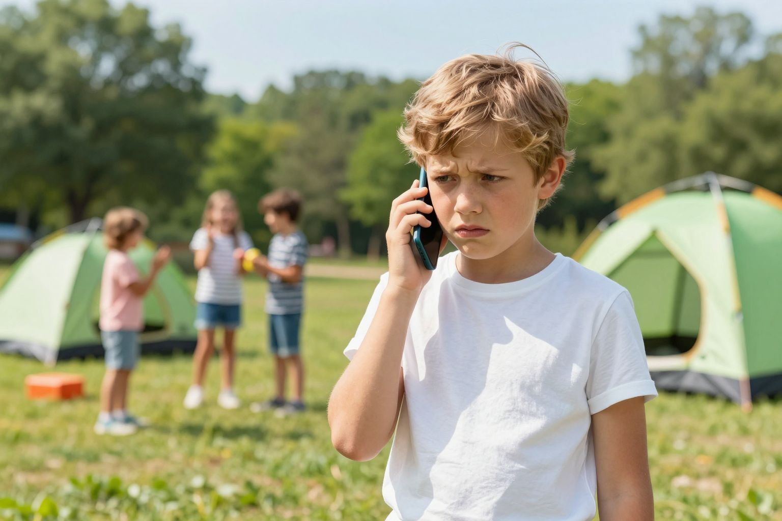 A telefoncsörgés a szorongás jele lehet a gyerekeknél.