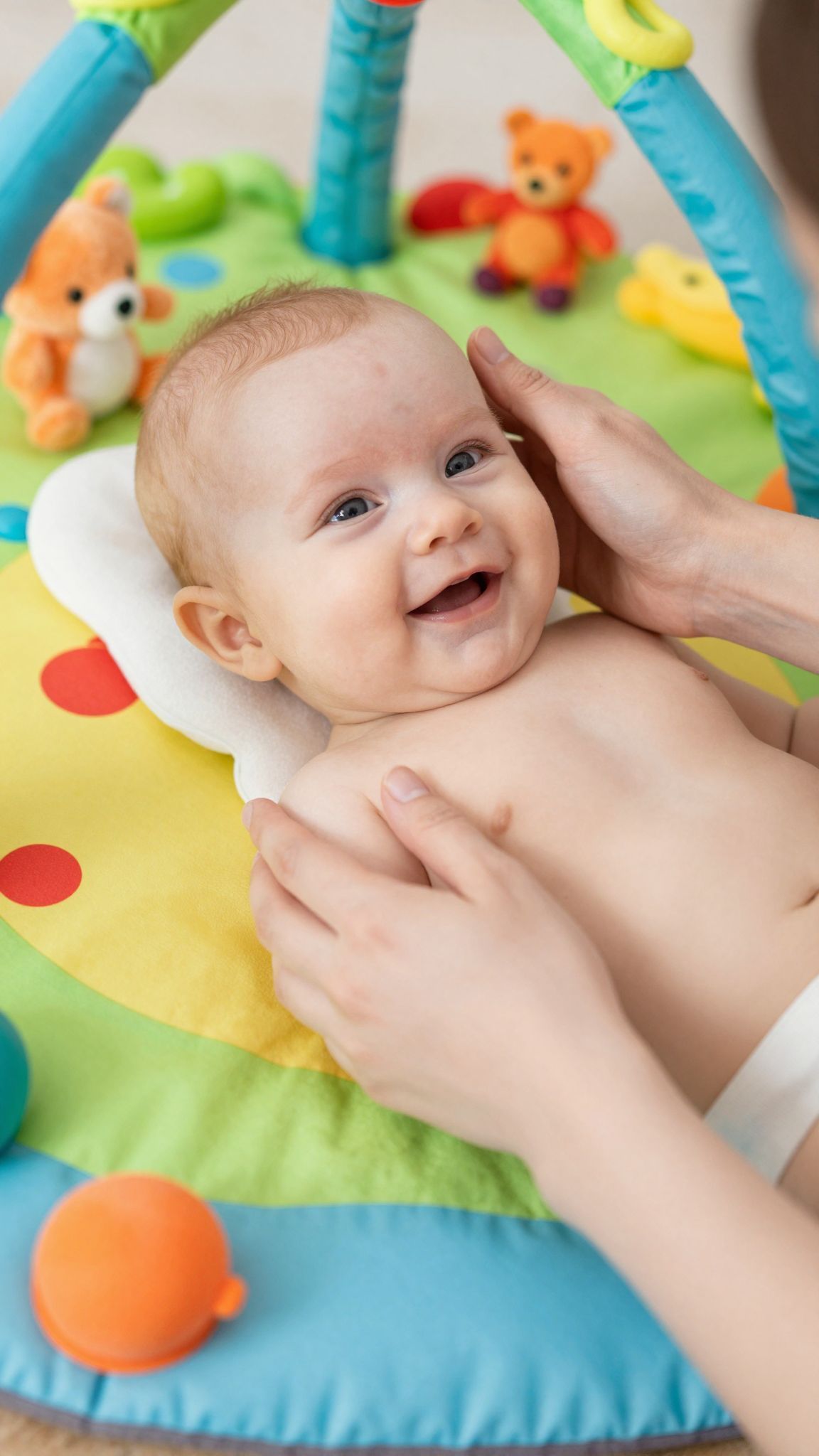 A kutacs pulzálása normális, jelezve az agy fejlődését.