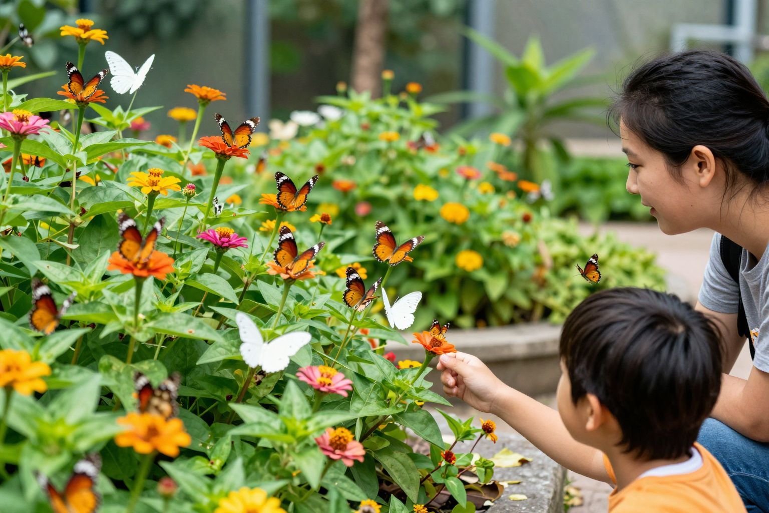 Az Állatkert oktató programja felfedi a lepkék titkait.
