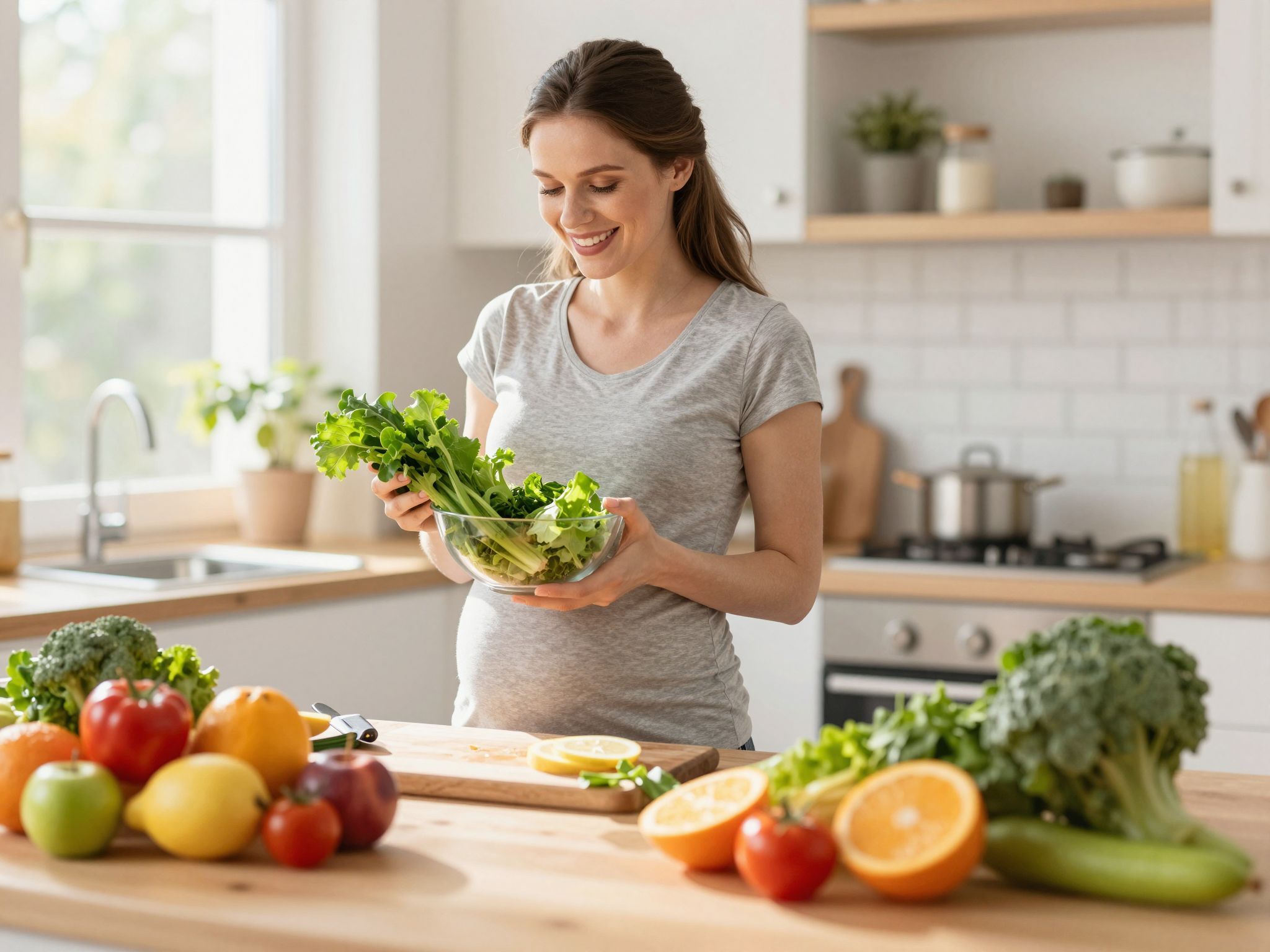 A növényi étrend terhesség alatt vitaminokban gazdag ételeket igényel.