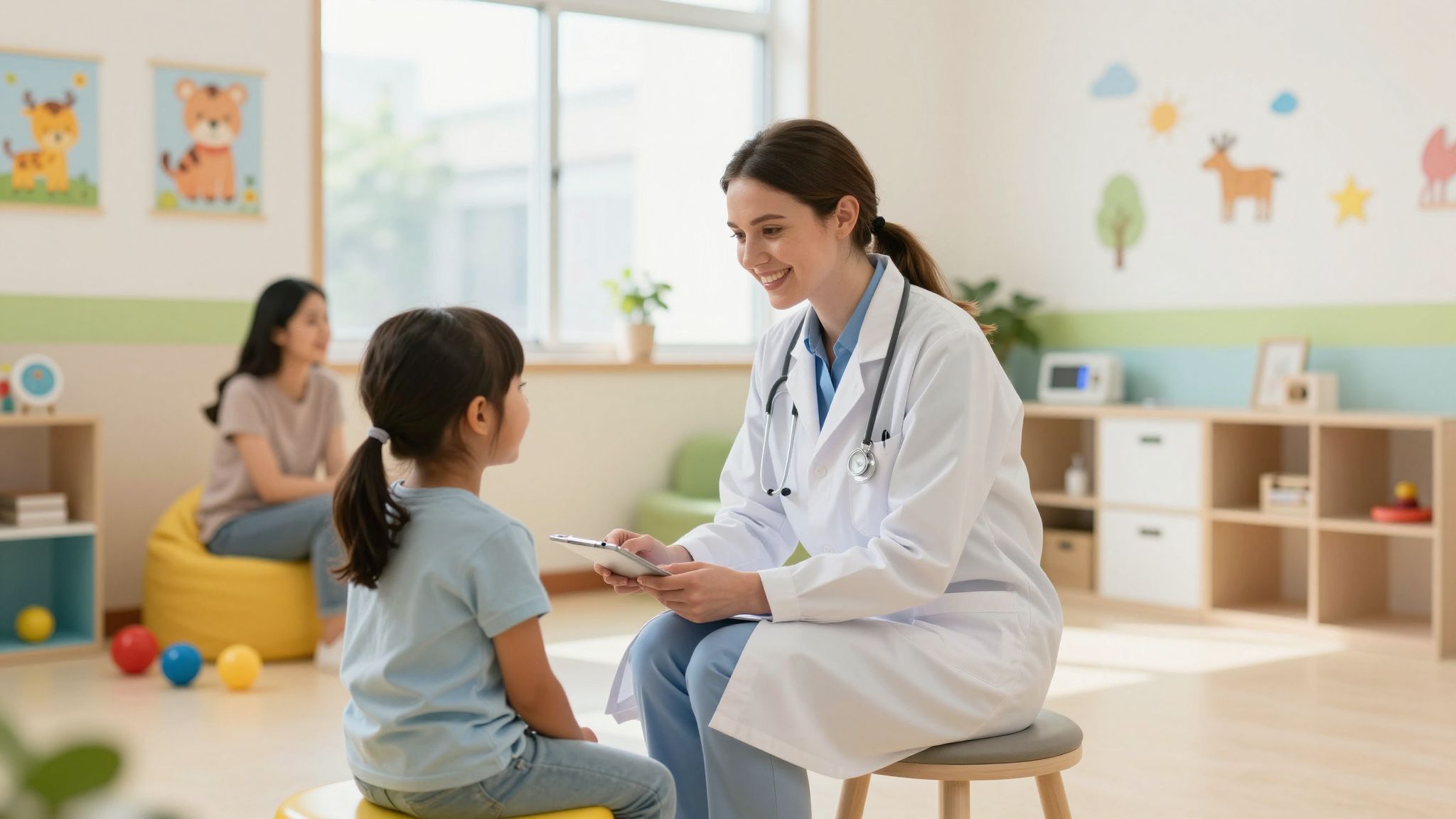 A barátságos rendelő csökkenti a gyerekek szorongását.