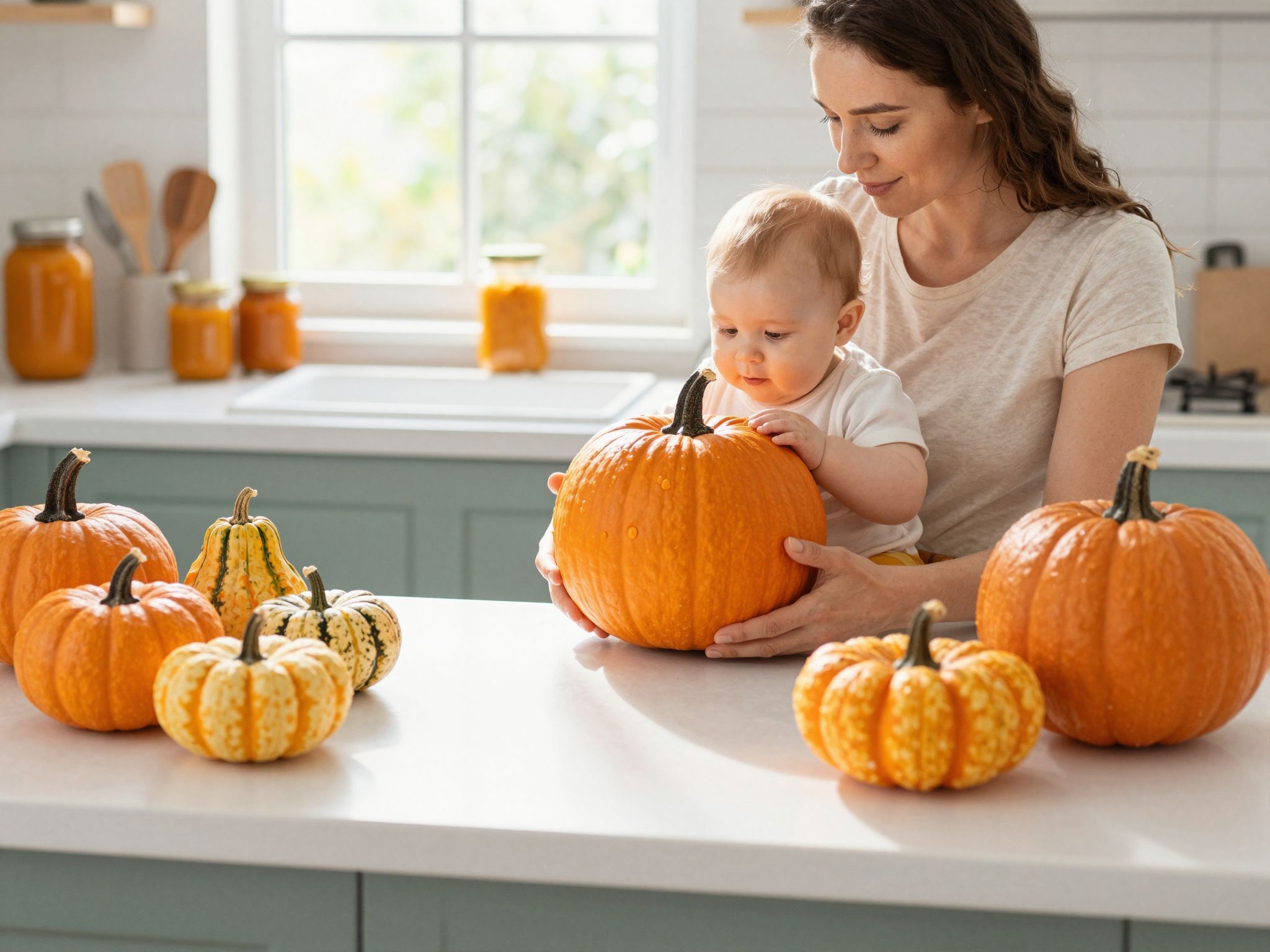 Válasszon érett, hibátlan sütőtököt tárolásra és pürésítésre!