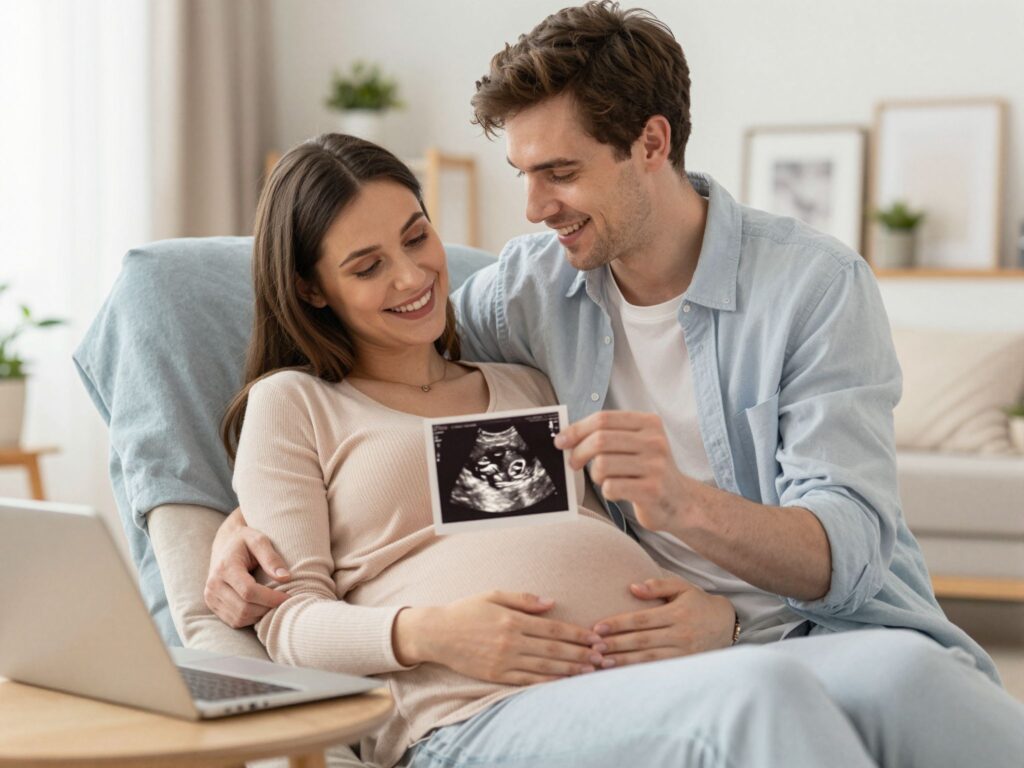 A terhesség 17-20. hete: a félidős ultrahang és az első magzatmozgások