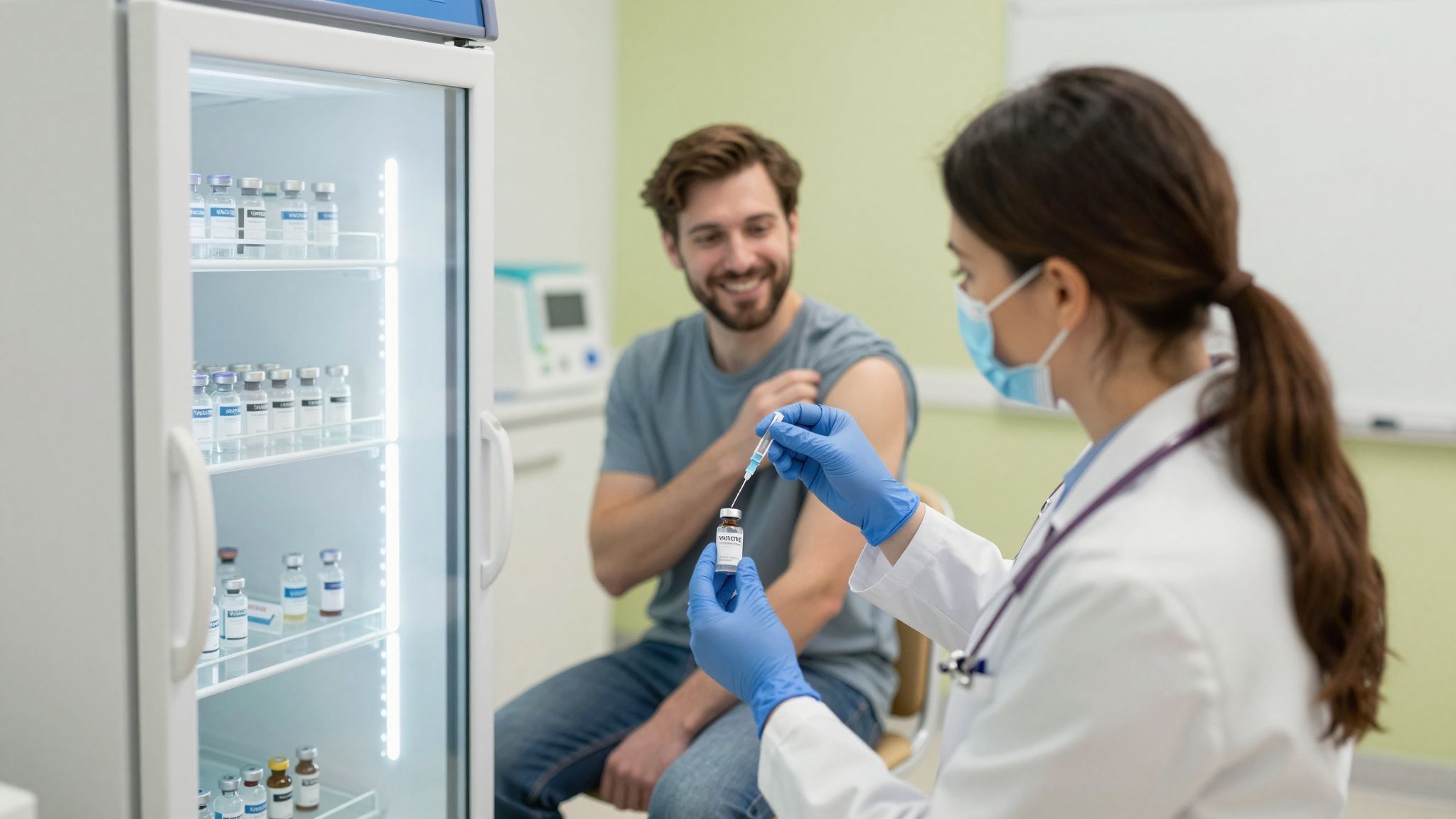 A vakcina hűtése elengedhetetlen a hatékonyság megőrzéséhez.