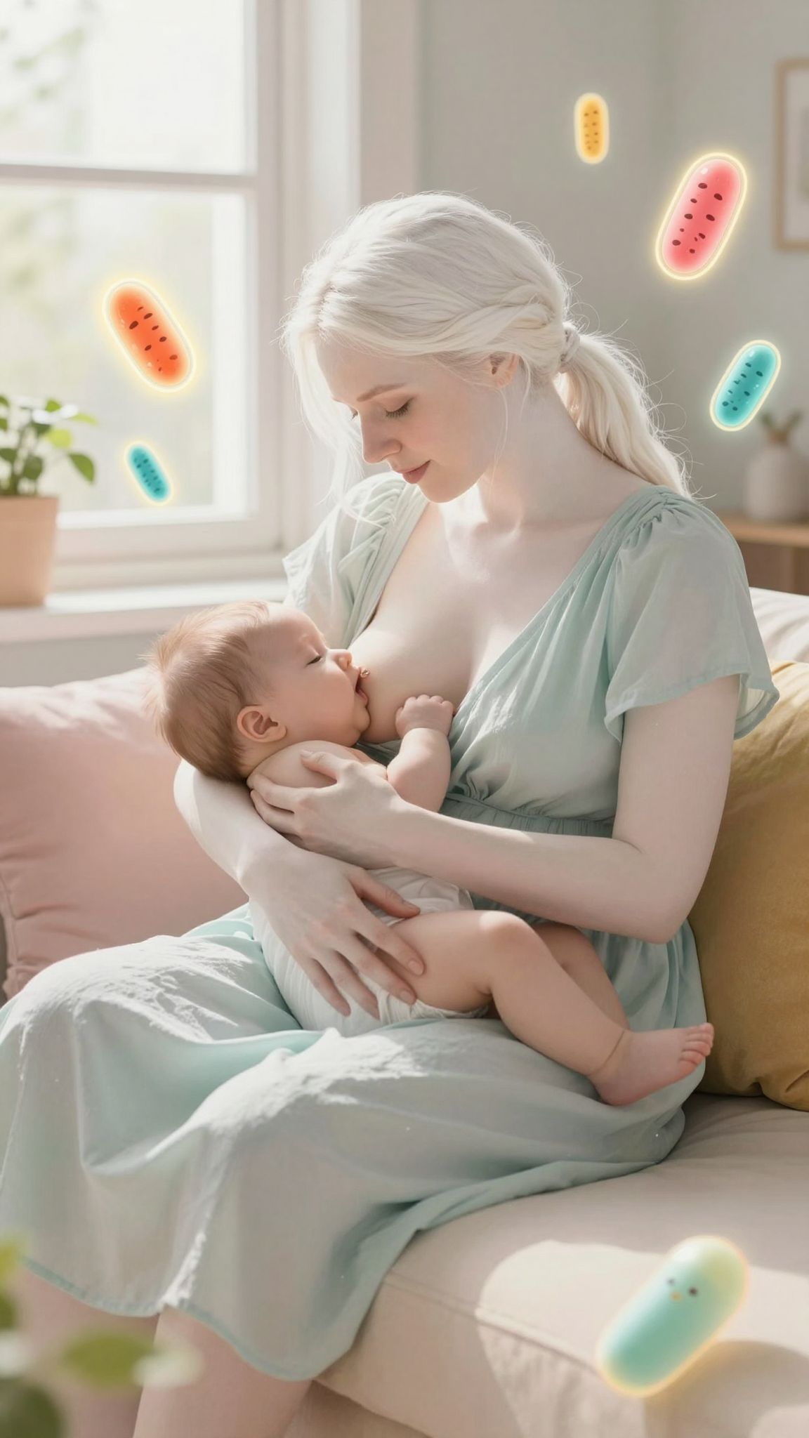 A szoptatás segít megvédeni a babát számos fertőzéstől.