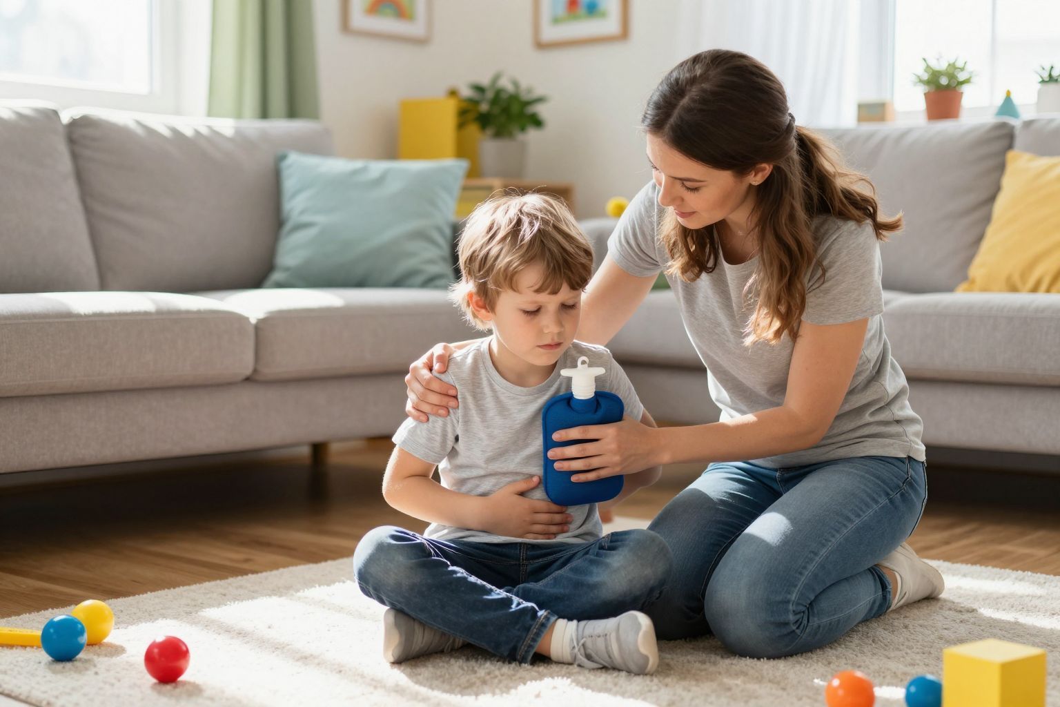 A gyógynövények segíthetnek a gyermekkori hasi fájdalmak enyhítésében.