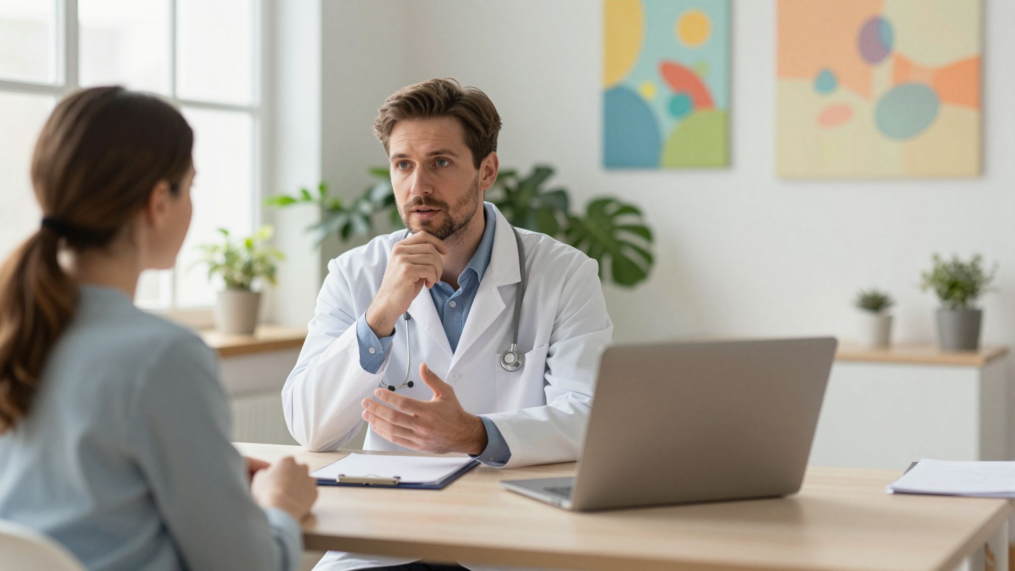 Az aktív hallgatás segít a pontosabb orvosi információk megszerzésében.