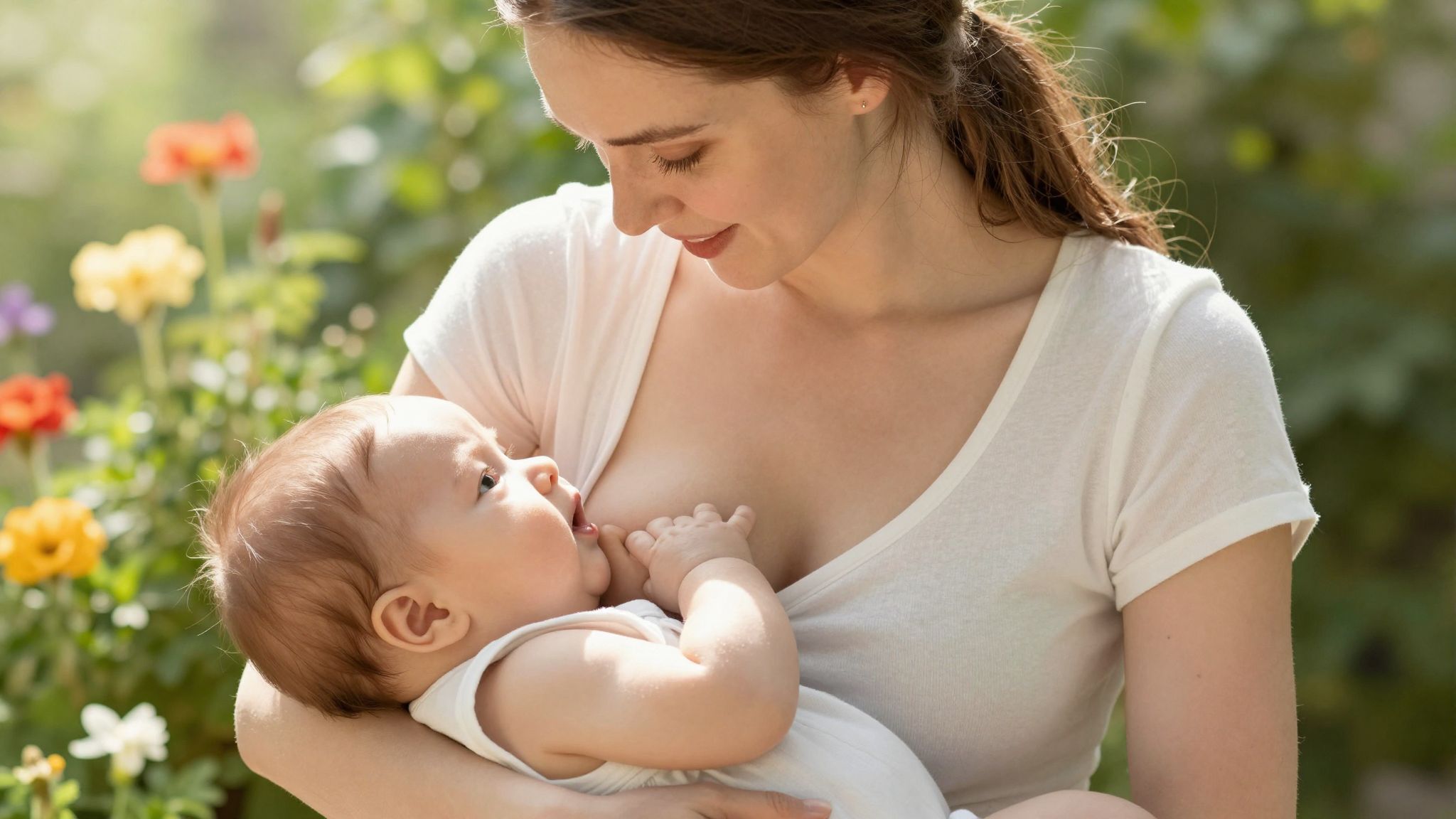 Az anyatej segíti a csecsemők immunrendszerének fejlődését.