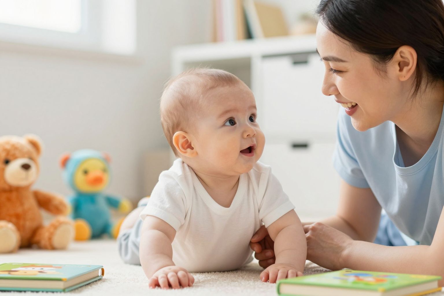 A csecsemők 3 hónaposan kezdik az arcok felismerését.