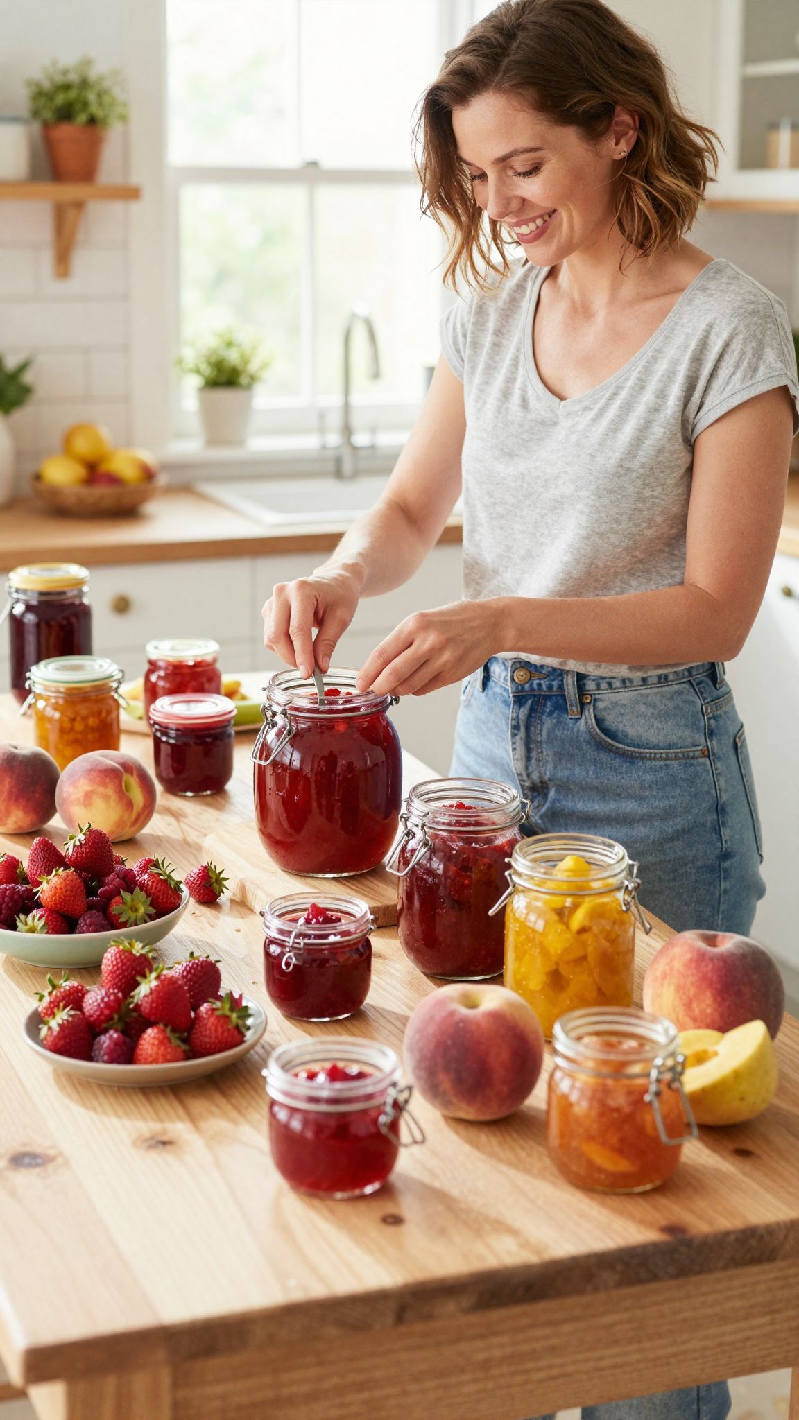 A természet ízét megőrizzük üvegekben a télre.