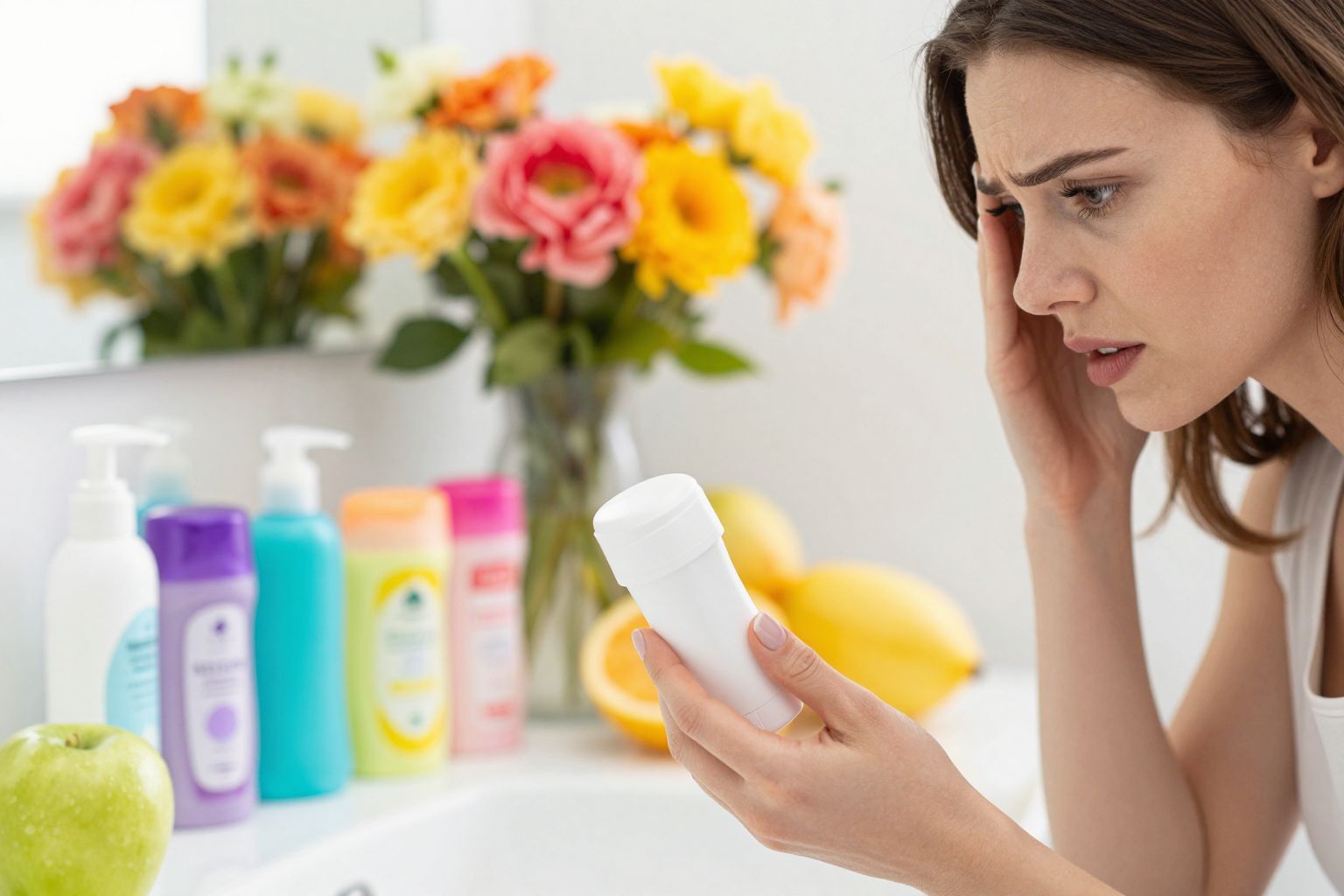 Az illatanyagok irritáló hatása bőrallergiát okozhat.