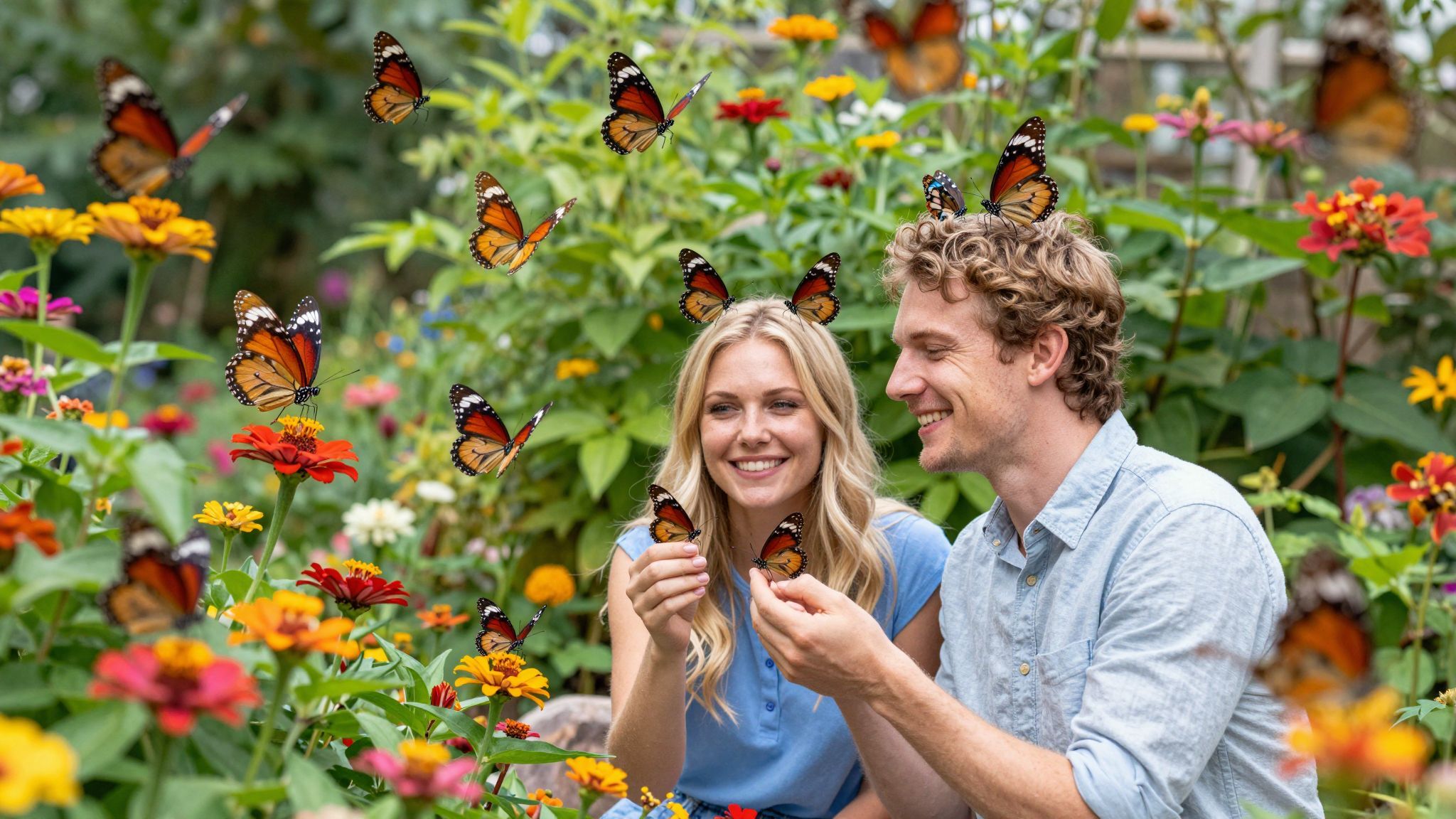 A Lepkekert óriáslepkéi egzotikus tájakról érkeztek.