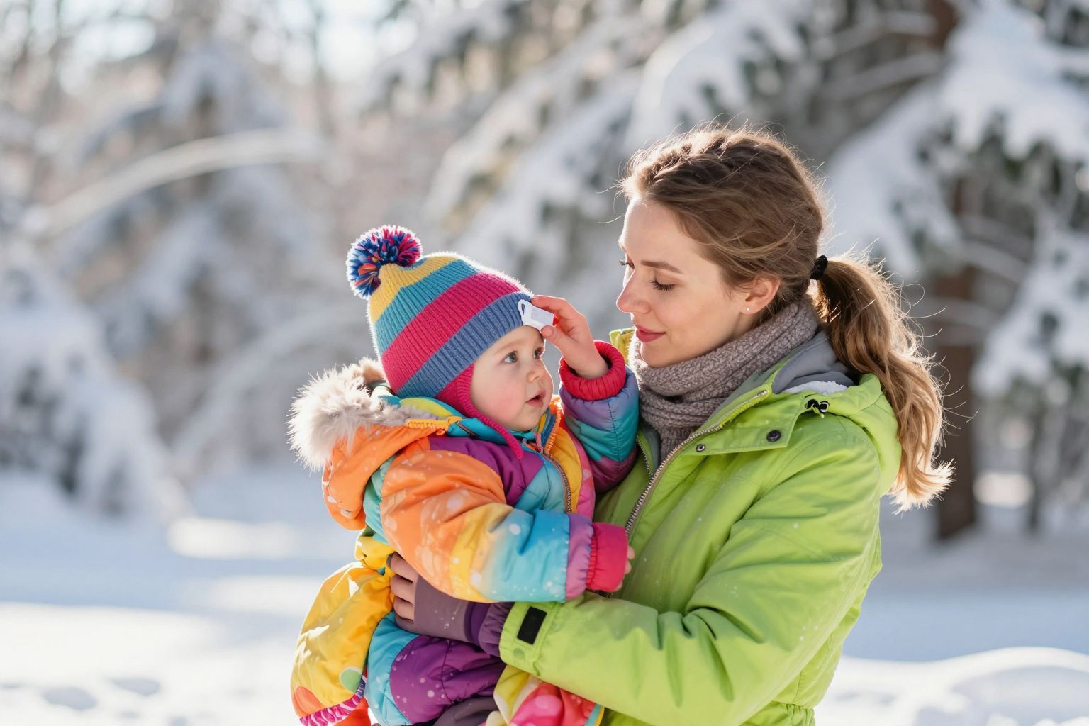 Figyeld a baba nyakának hőmérsékletét a fázásért!