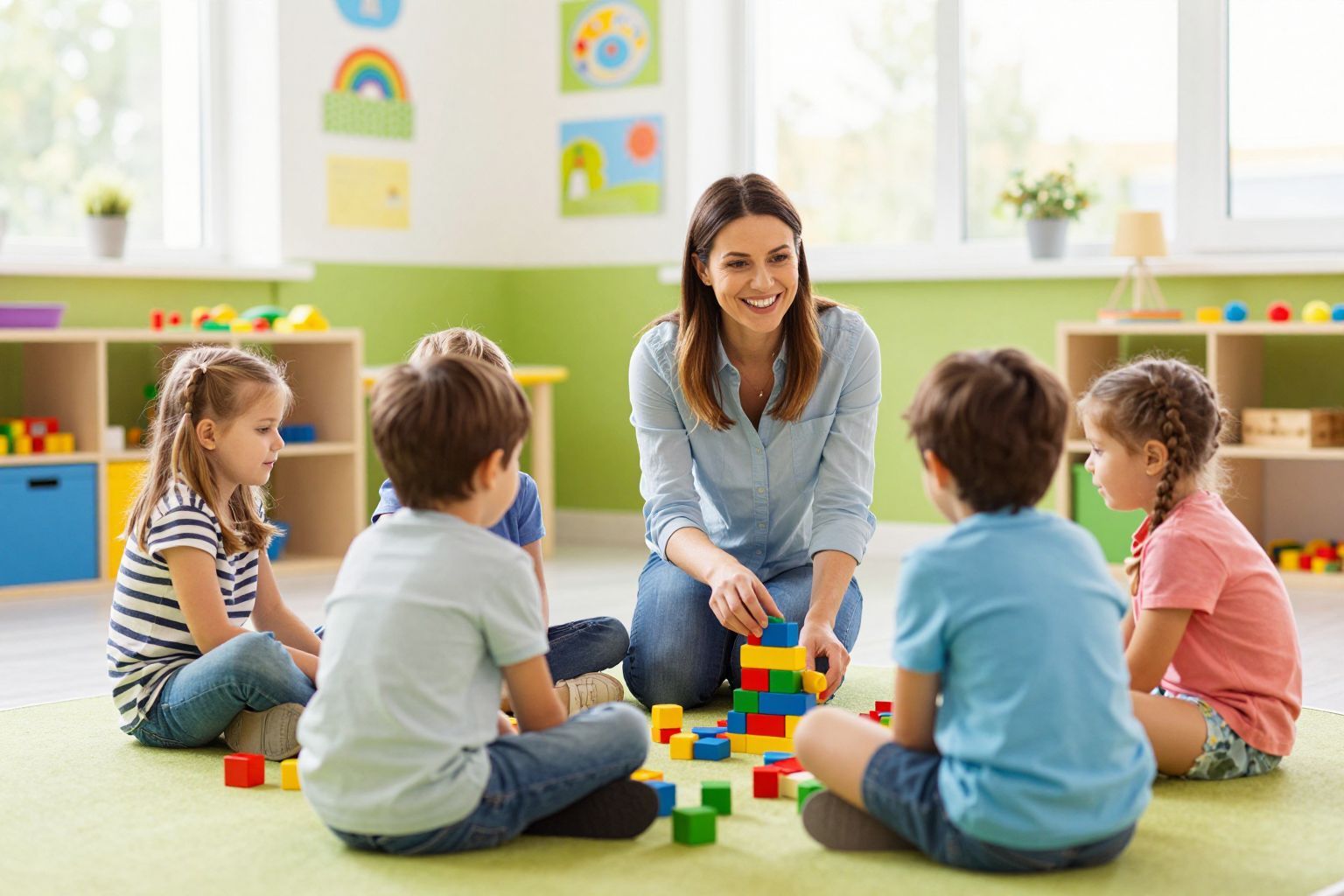 Az óvodai nagycsoport segíti a gyermekek iskolaérettségét.