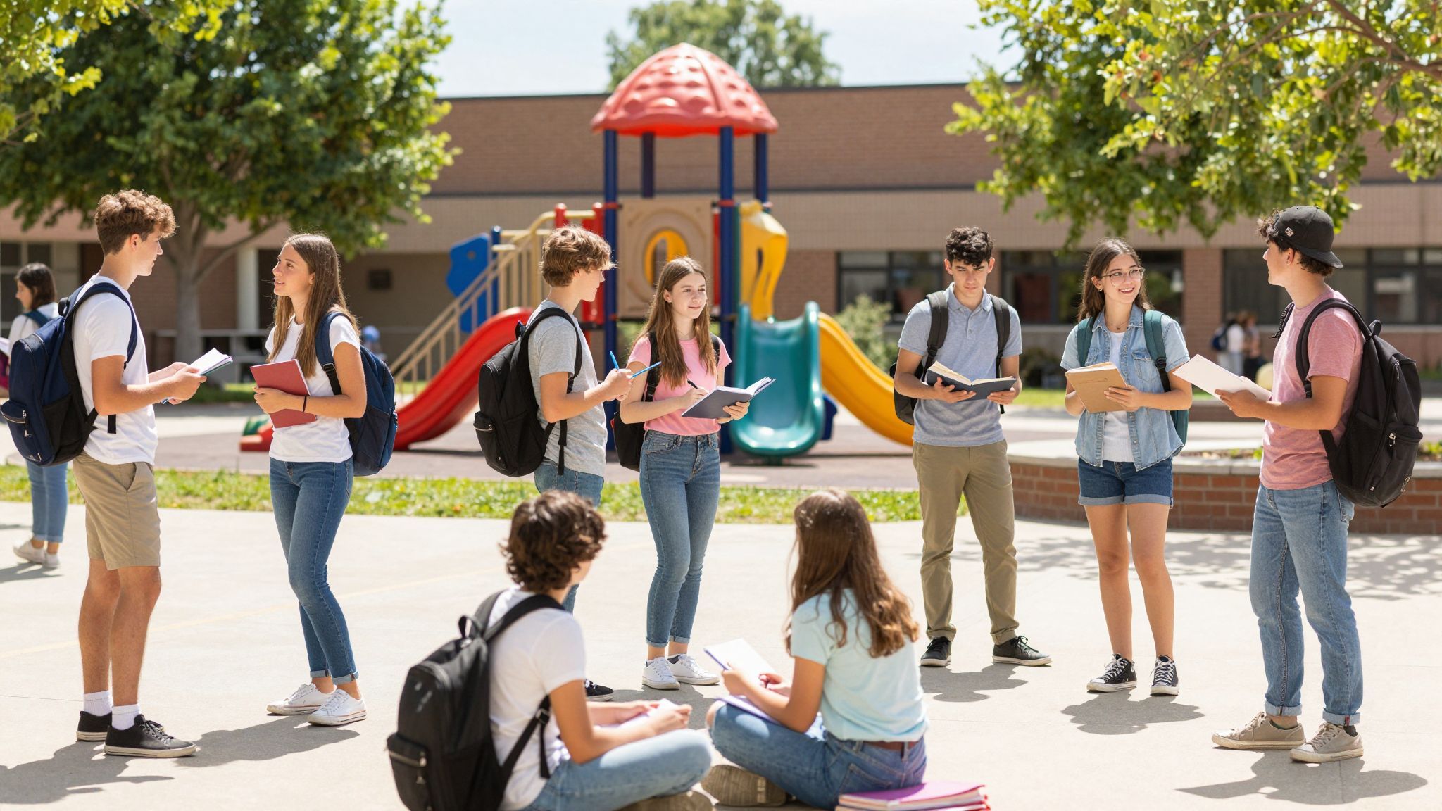 Az új iskola segíti a fiatalok közösségi beilleszkedését.