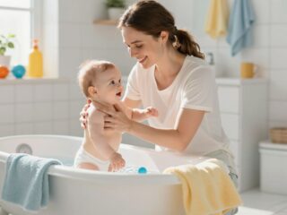 Belekakilt a baba a kádba: hogyan kezeld a helyzetet higiénikusan és pánik nélkül?