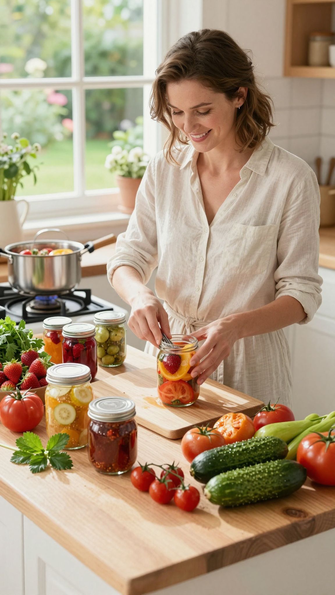 Cukormentes befőzéshez használj természetes édesítőszereket, mint a stevia.