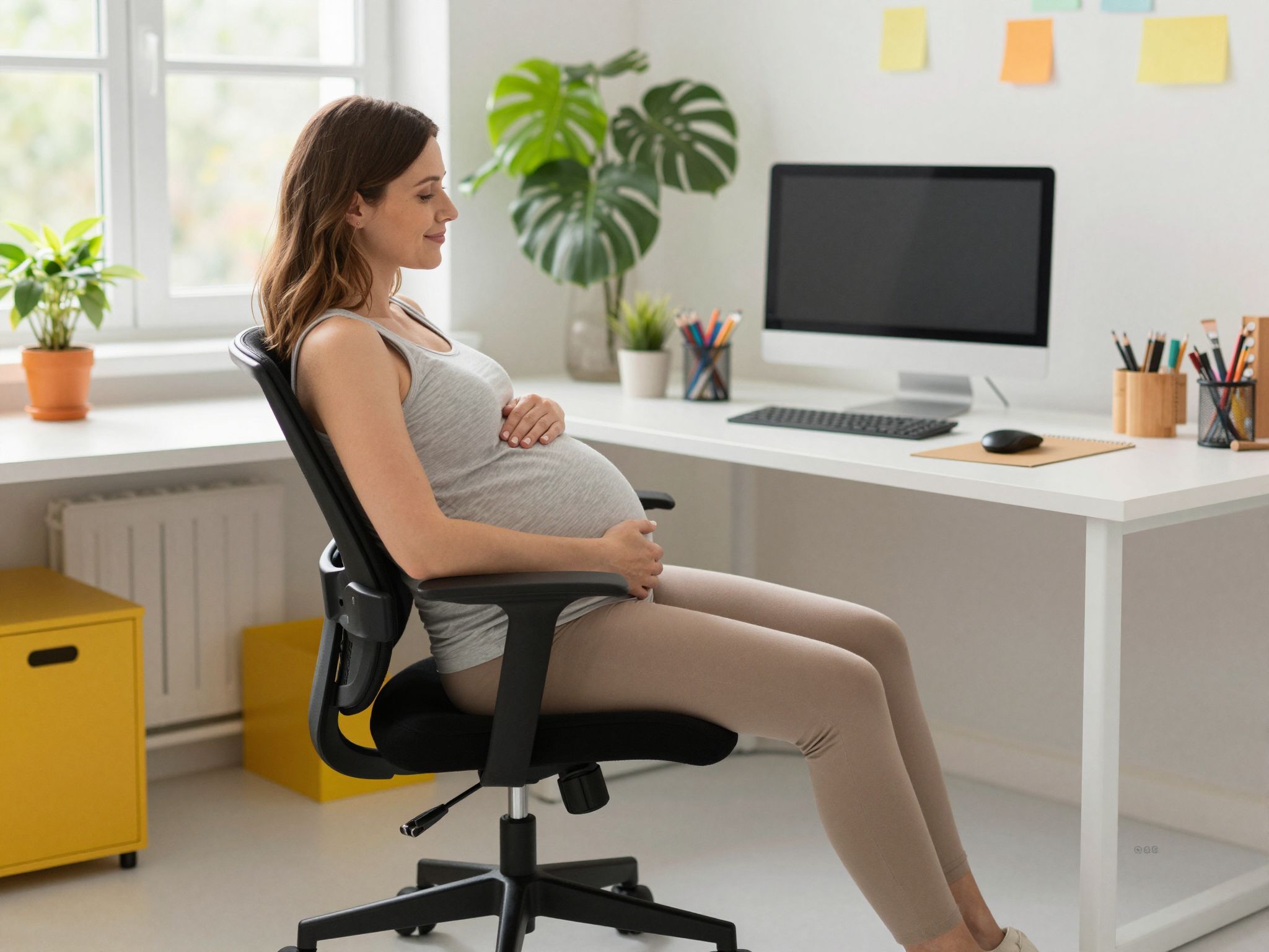 Az ergonomikus ülés segít minimalizálni a hátfájást.