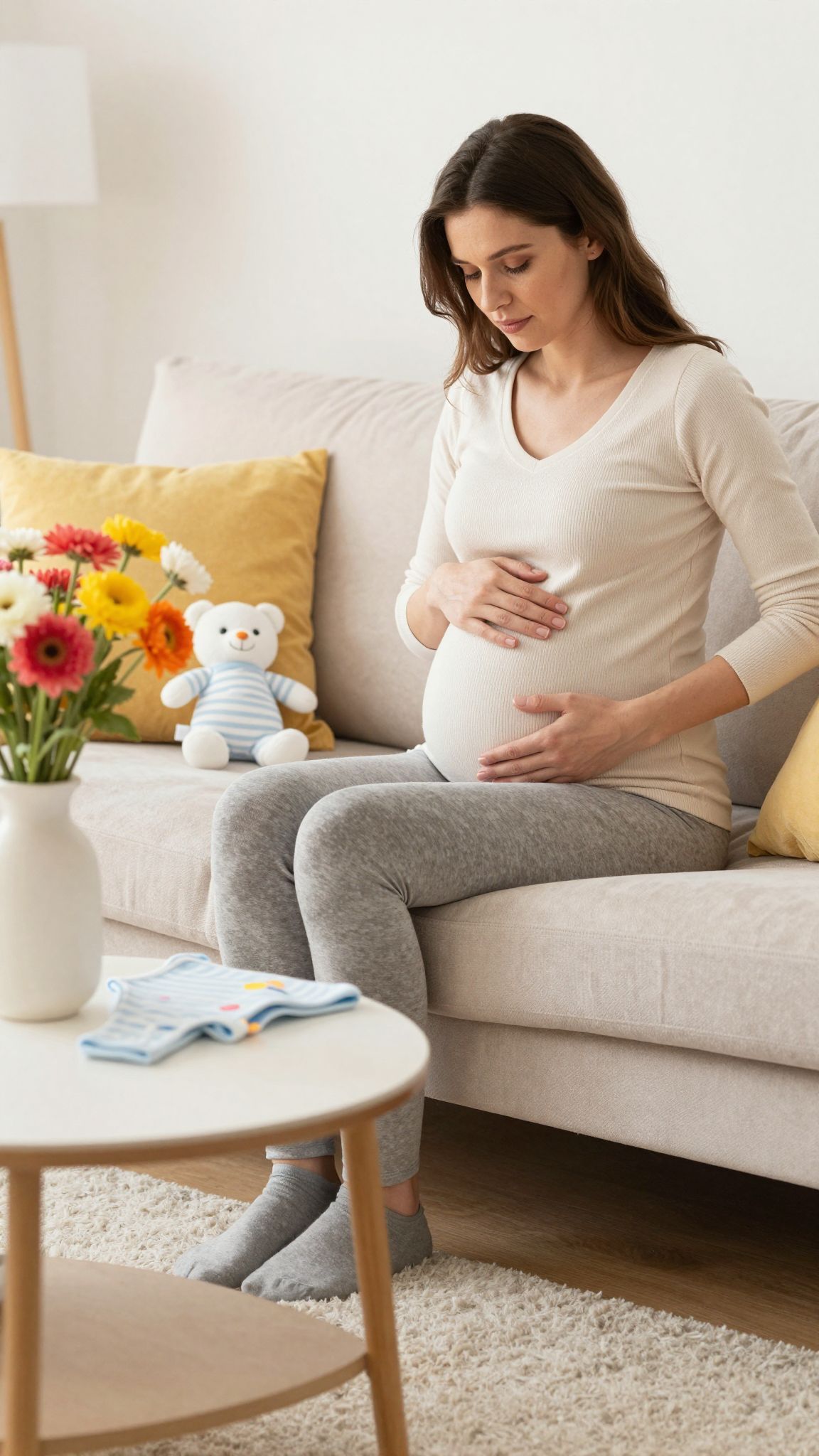 A görcsök a szülés közeledtét jelezhetik.