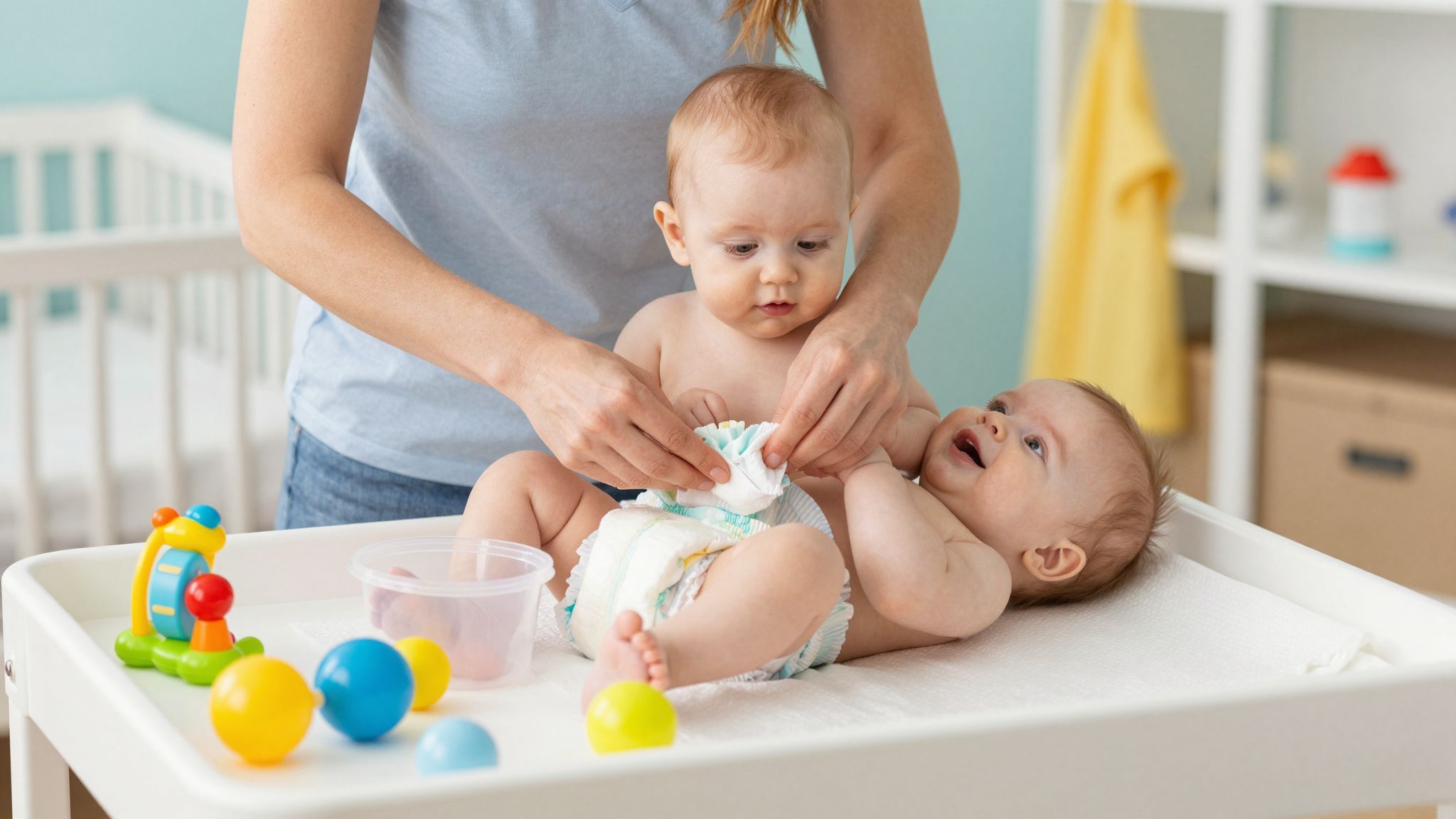 Figyelj a színre és állagra a pelenka értékelésénél!