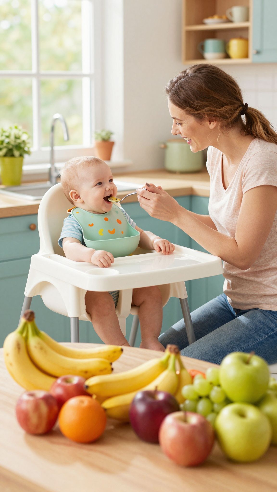 A kizárólagos szoptatás ajánlott az első 6 hónapban.