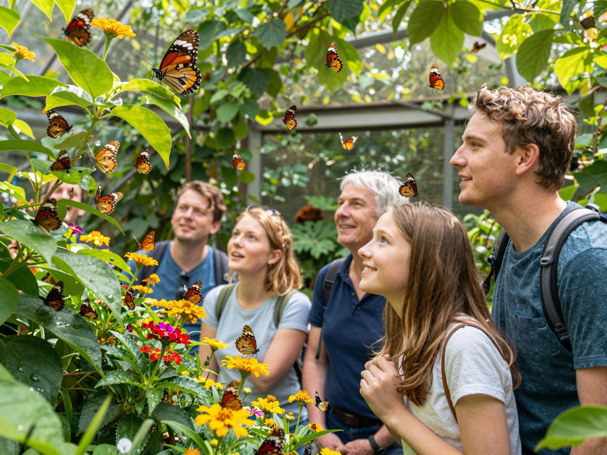 A Lepkekert különleges élményt nyújt a látogatóknak.