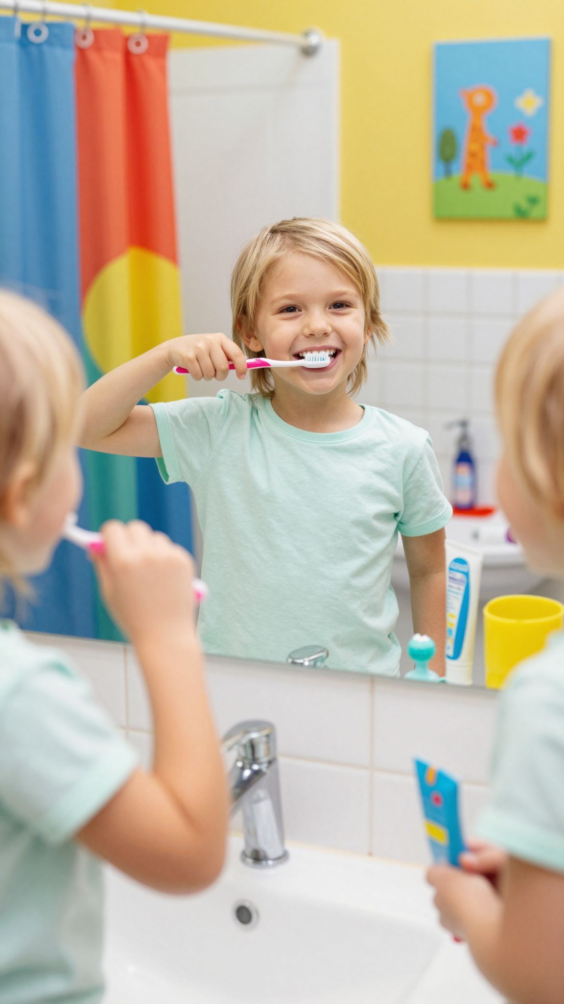 A rendszeres fogmosás segít megelőzni a fogszuvasodást.