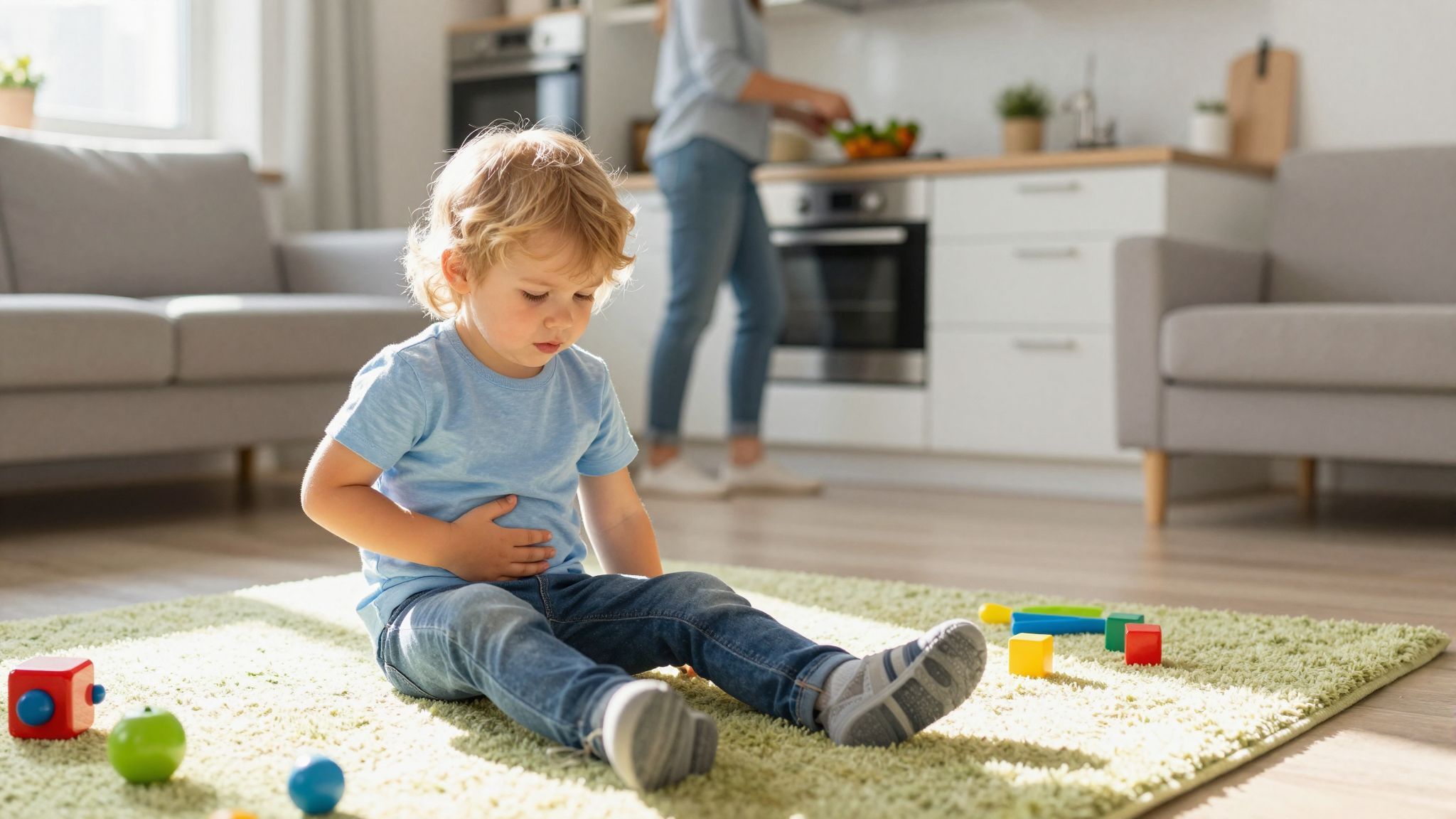 A gyermekkori hasfájás gyakori oka a stressz és emésztési zavar.