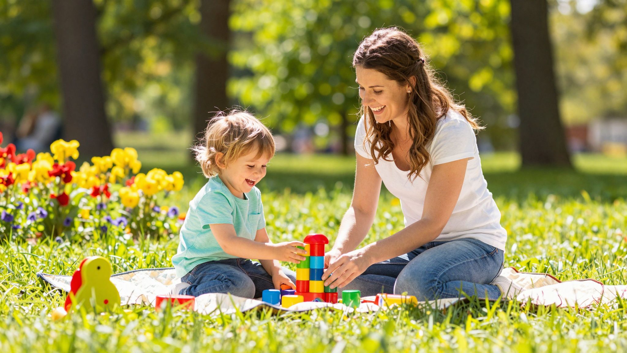 A kötődést építő játékok segítik a gyermek fejlődését.