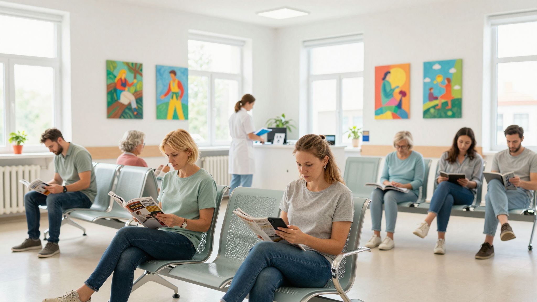 A várólisták hossza jelentősen változhat kórházanként.