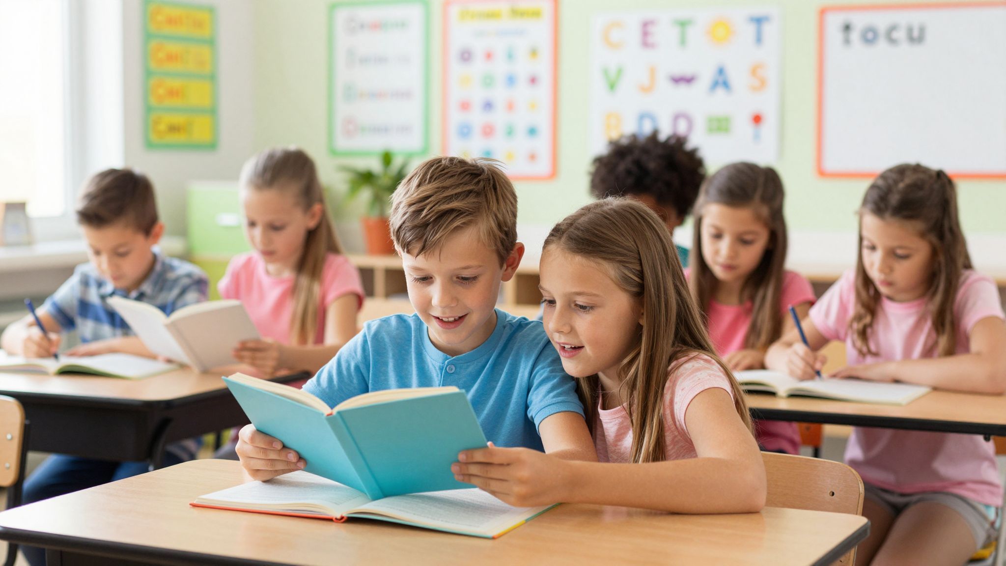 A lányok gyakran gyorsabban tanulnak olvasni, mint a fiúk.